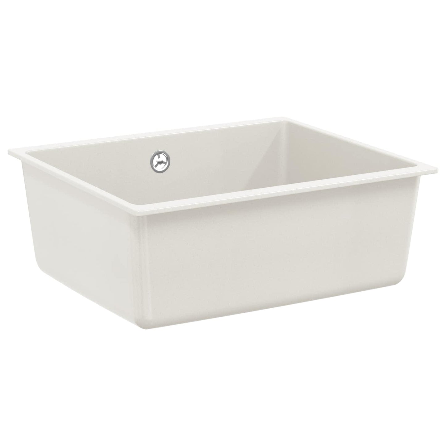 Wasbak Wit 530 x 460 mm 80% Kwarts en 20% Hars is nu te koop bij PeponiXL, paradijselijk wonen!