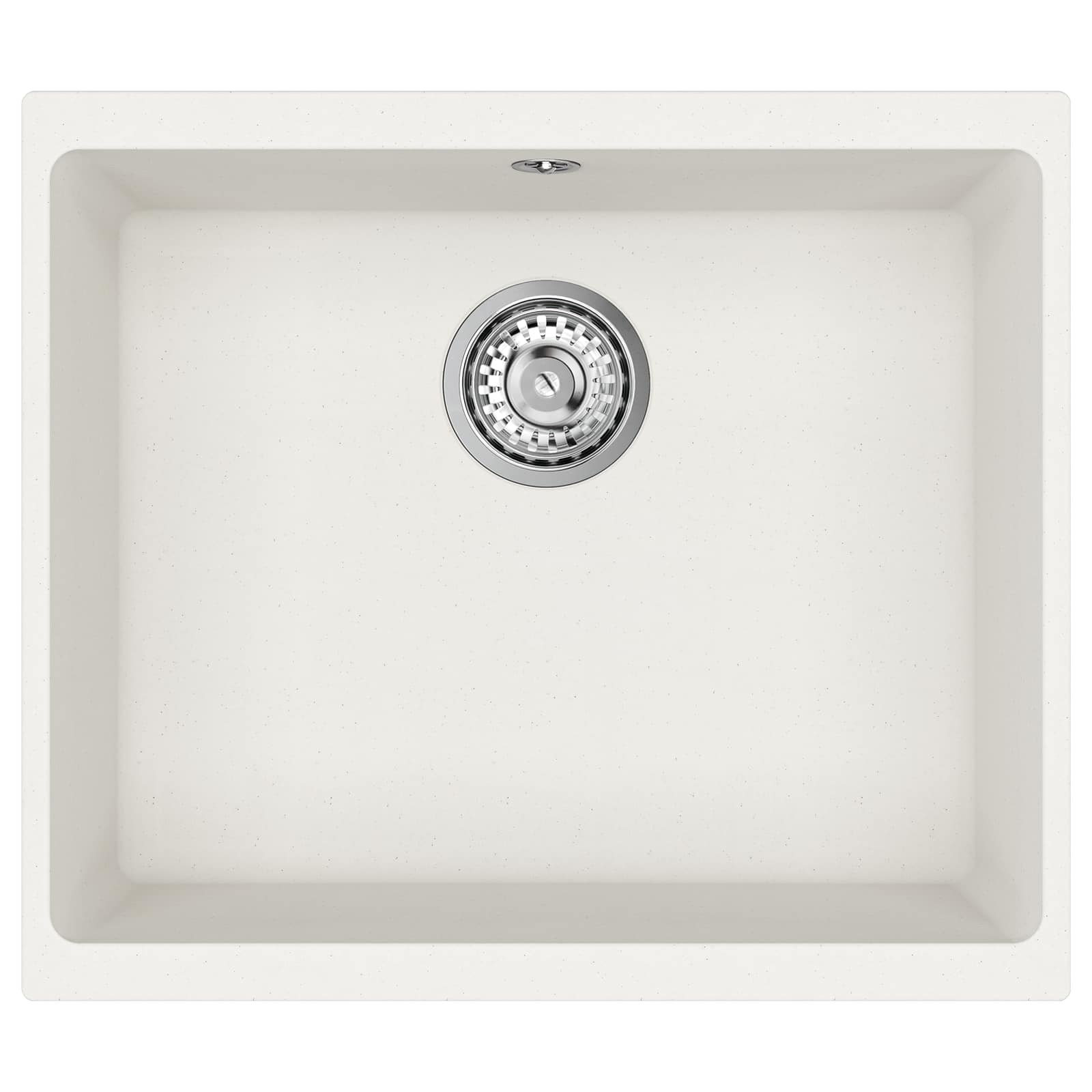 Wasbak Wit 530 x 460 mm 80% Kwarts en 20% Hars is nu te koop bij PeponiXL, paradijselijk wonen!