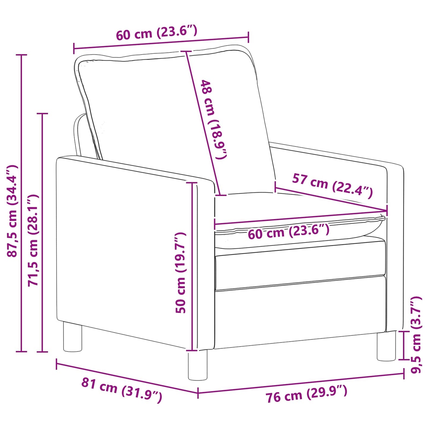 Bankstel 2 pcs Lichtgrijs Stof is nu te koop bij PeponiXL, paradijselijk wonen!