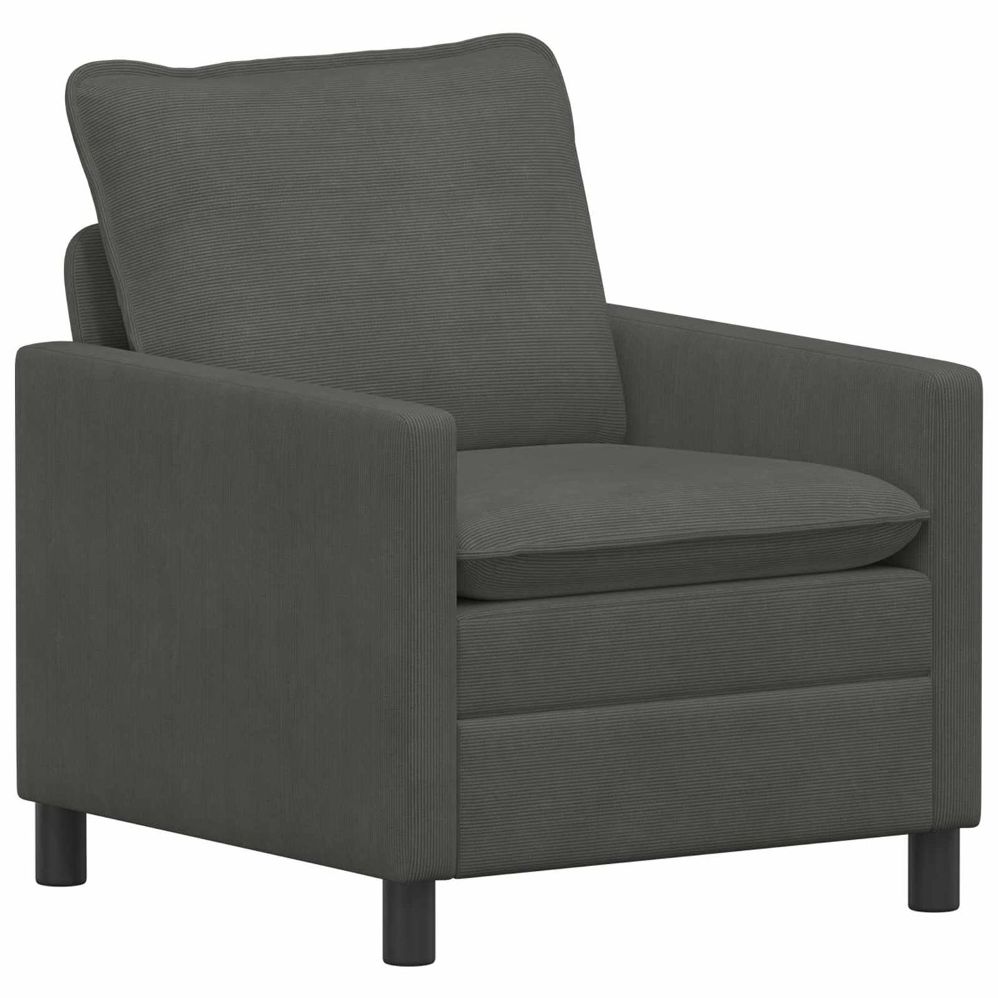 Bankstel 2 pcs Donkergrijs Stof is nu te koop bij PeponiXL, paradijselijk wonen!