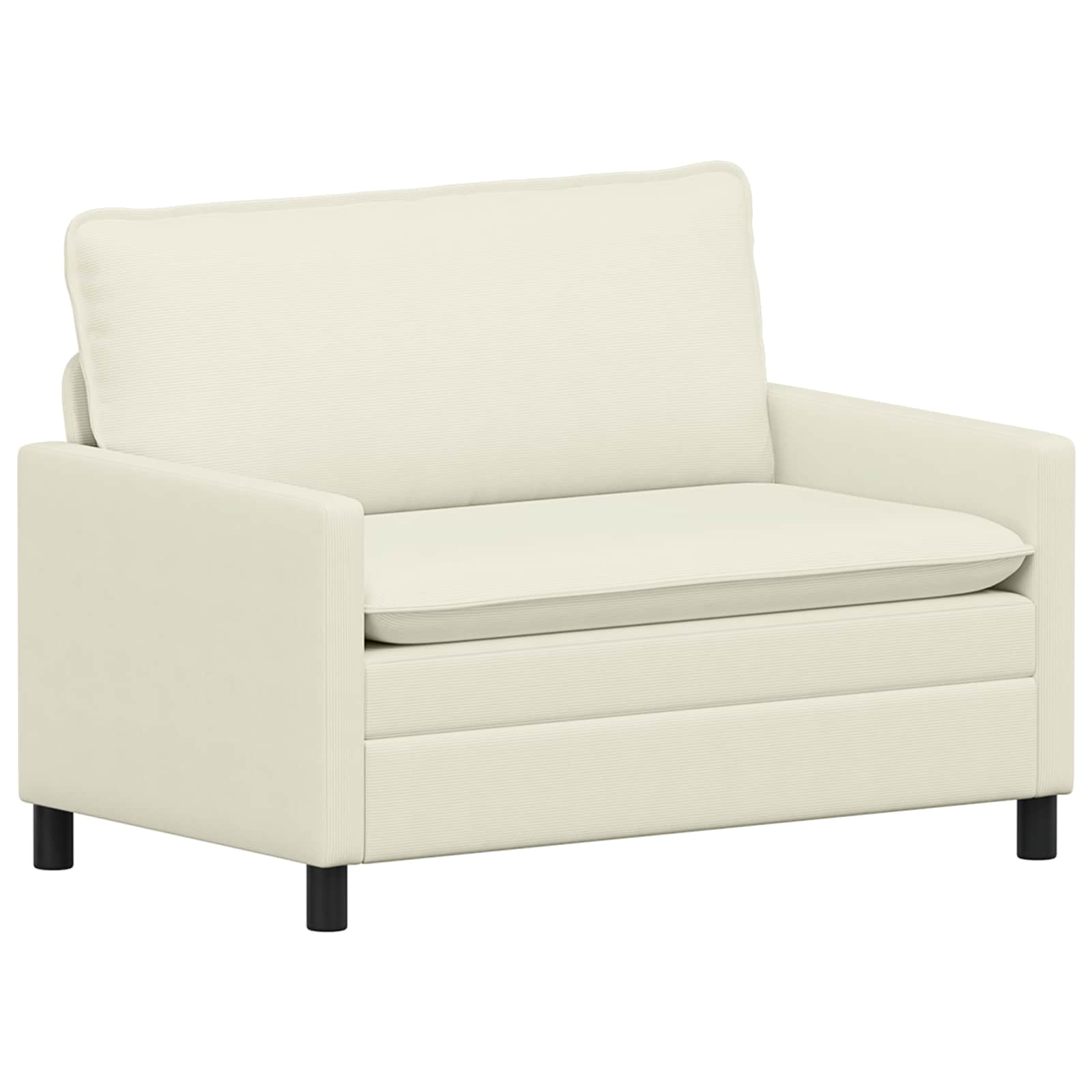 Bankstel 2 pcs Crèmekleurig Stof is nu te koop bij PeponiXL, paradijselijk wonen!