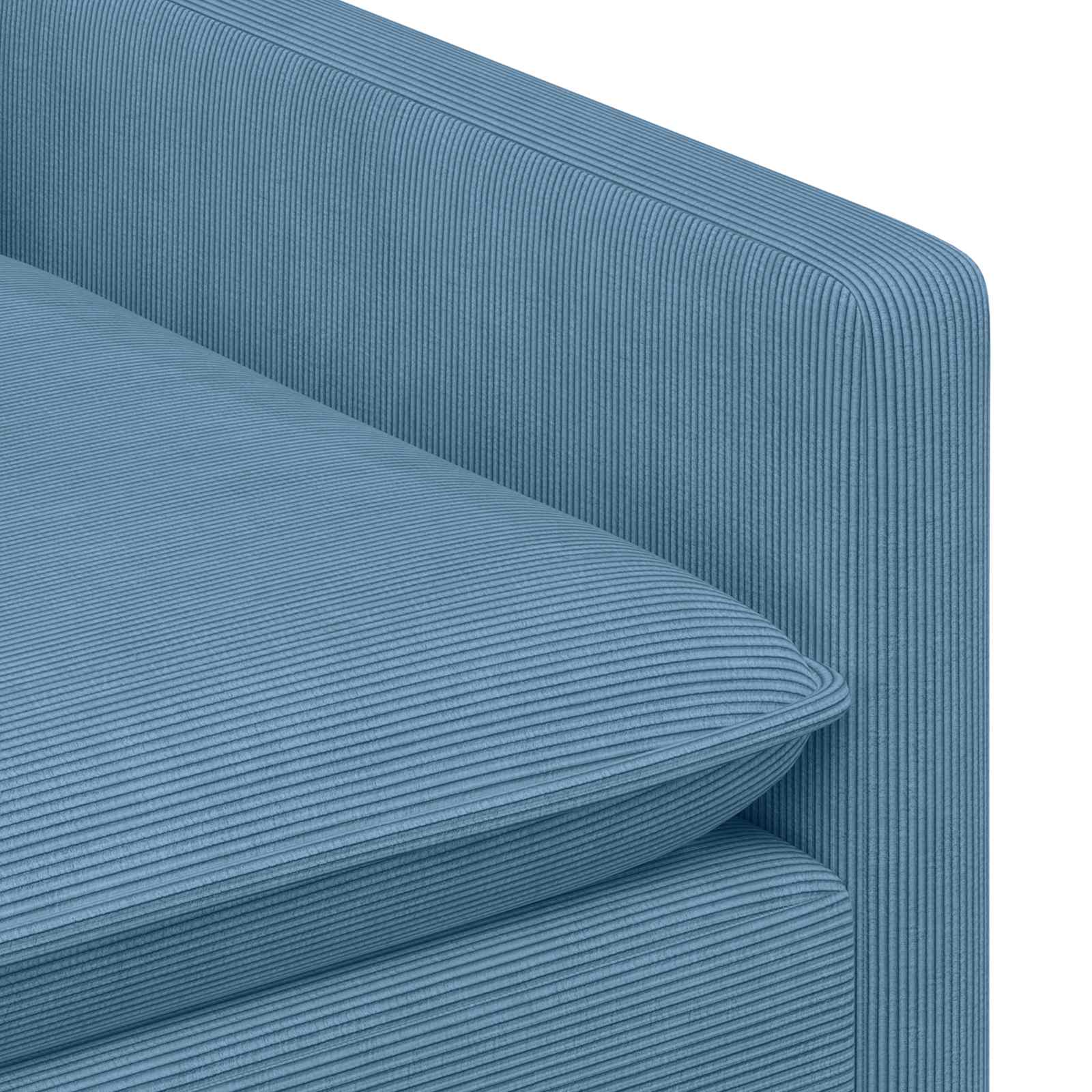 Bankstel 2 pcs Blauw Stof is nu te koop bij PeponiXL, paradijselijk wonen!