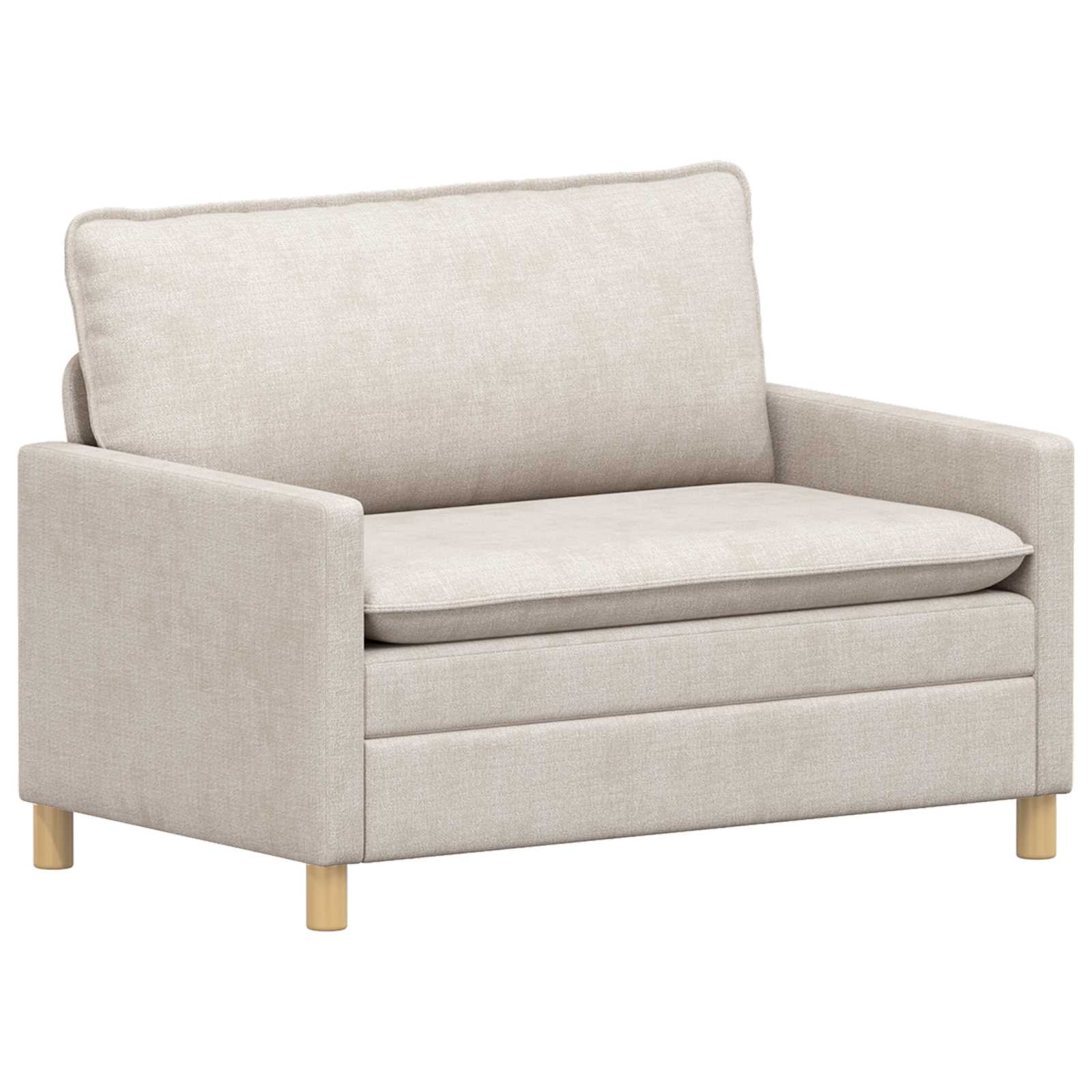 Bankstel 2 pcs Crèmekleurig Polyester is nu te koop bij PeponiXL, paradijselijk wonen!