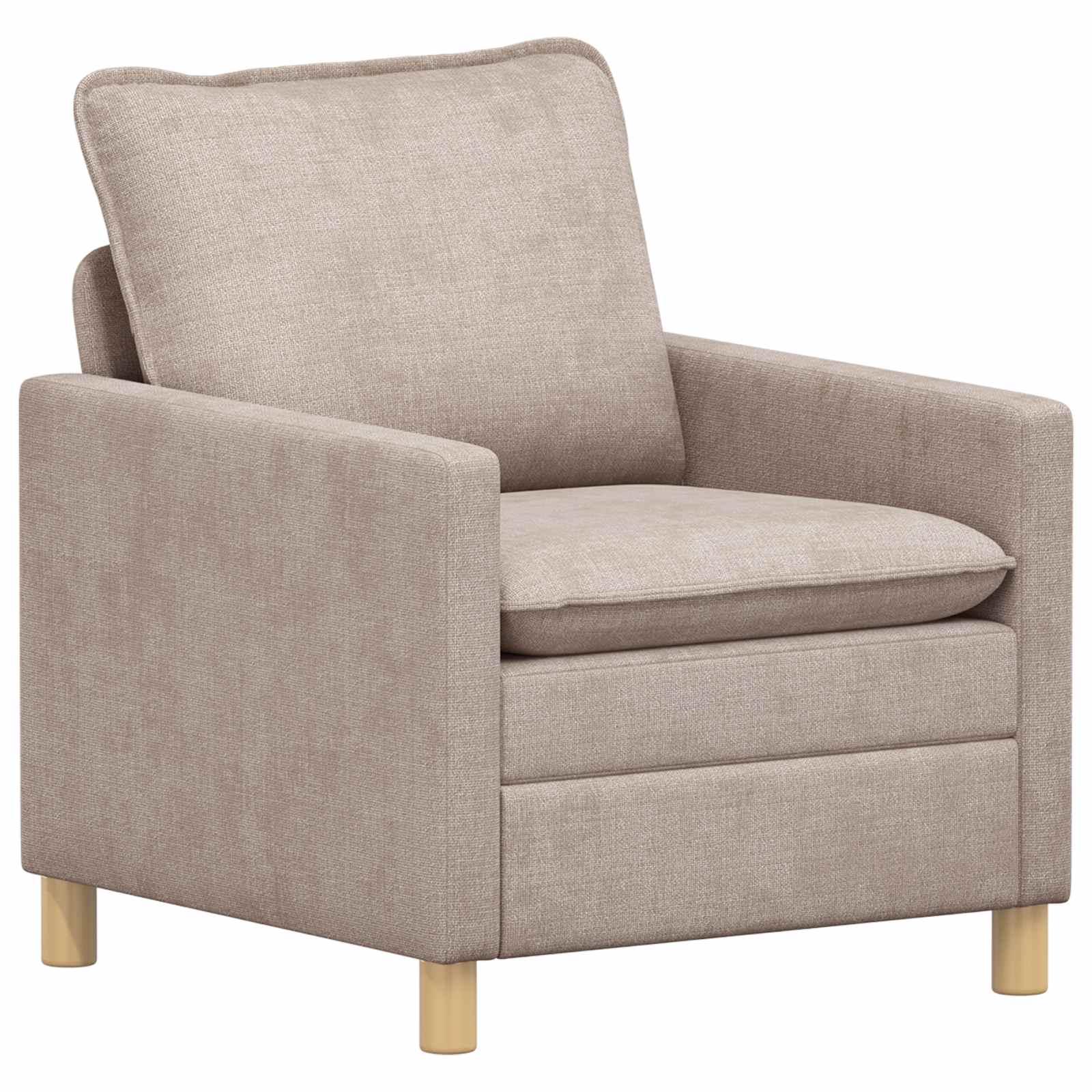 Bankstel 2 pcs Beige Polyester is nu te koop bij PeponiXL, paradijselijk wonen!
