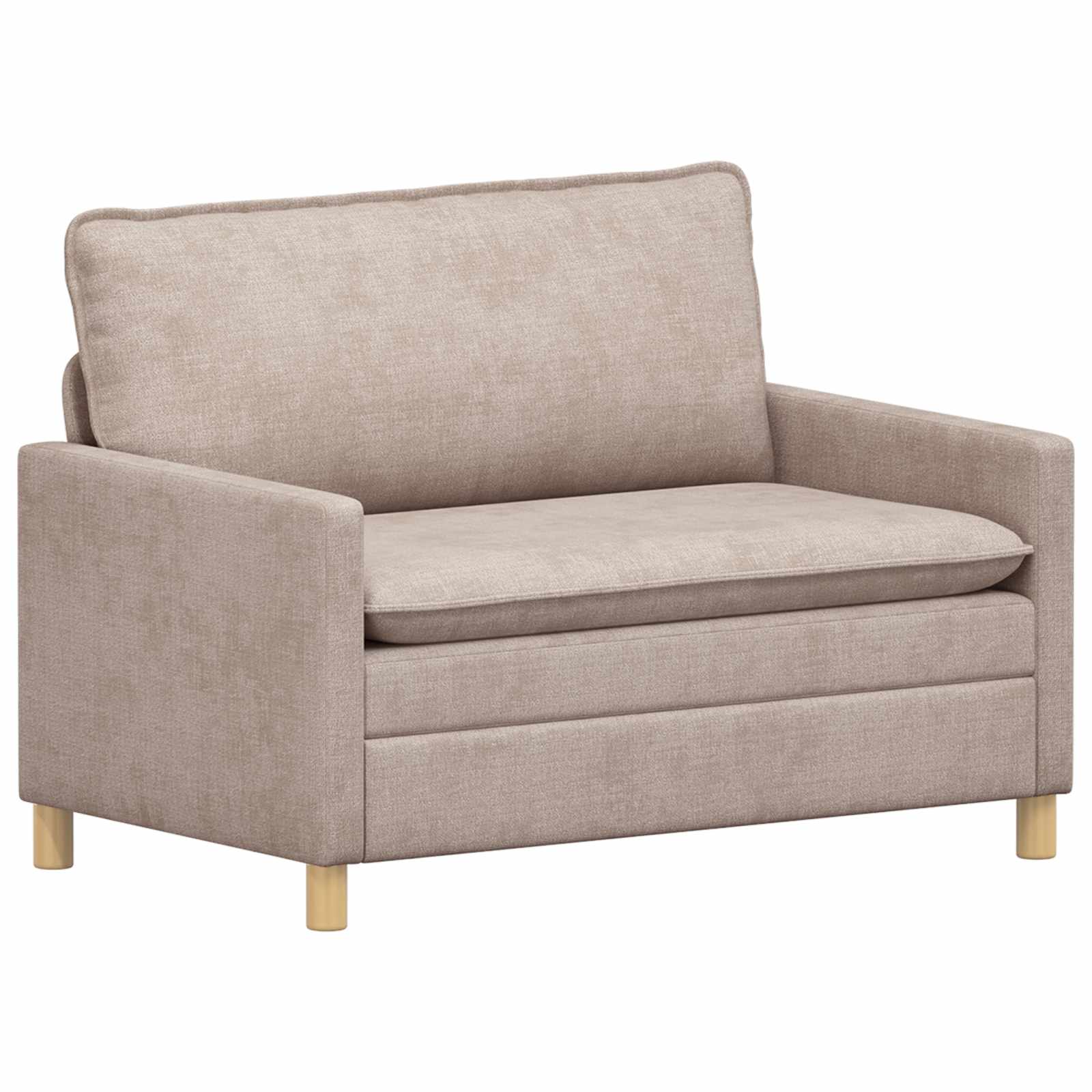 Bankstel 2 pcs Beige Polyester is nu te koop bij PeponiXL, paradijselijk wonen!