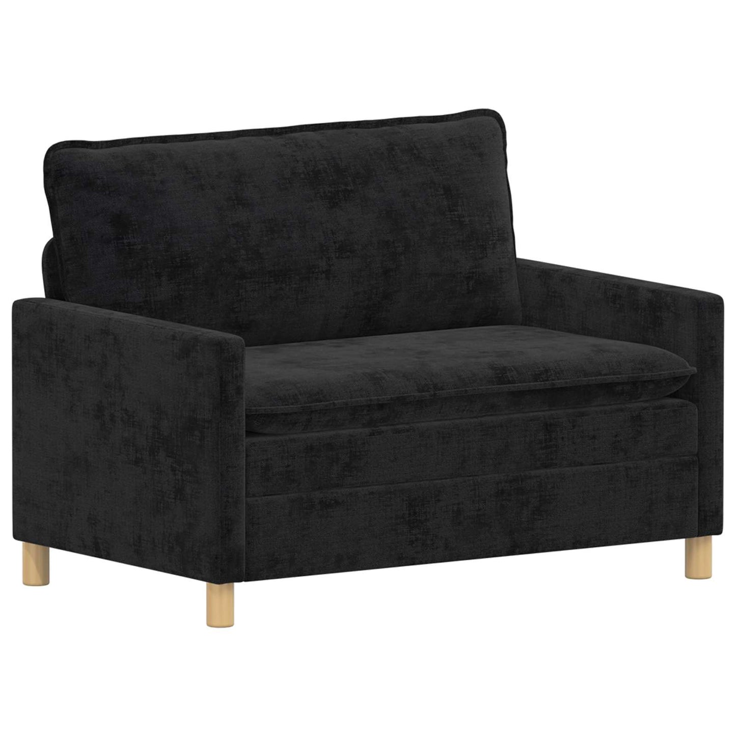 Bankstel 2 pcs Zwart Polyester is nu te koop bij PeponiXL, paradijselijk wonen!