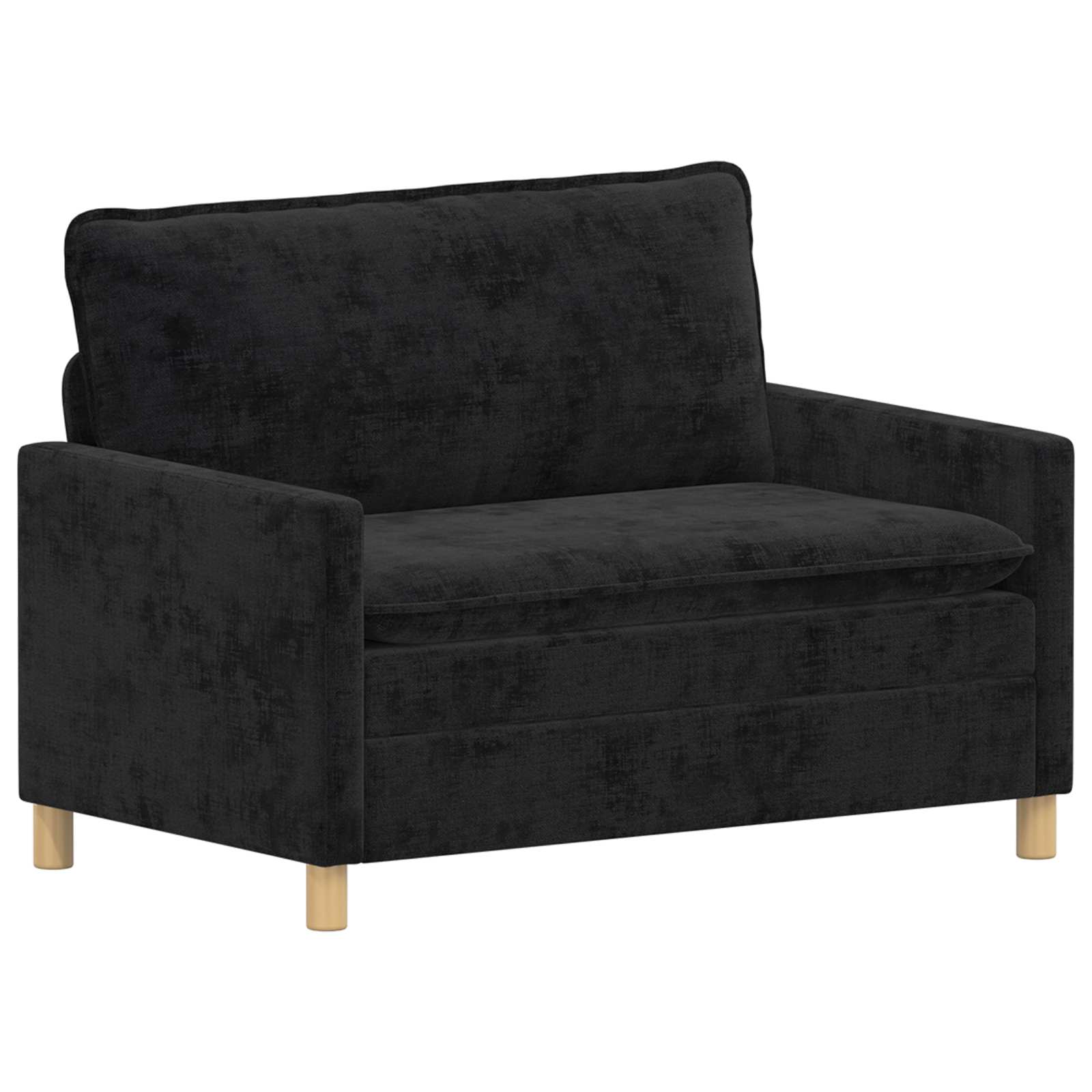 Bankstel 2 pcs Zwart Polyester is nu te koop bij PeponiXL, paradijselijk wonen!