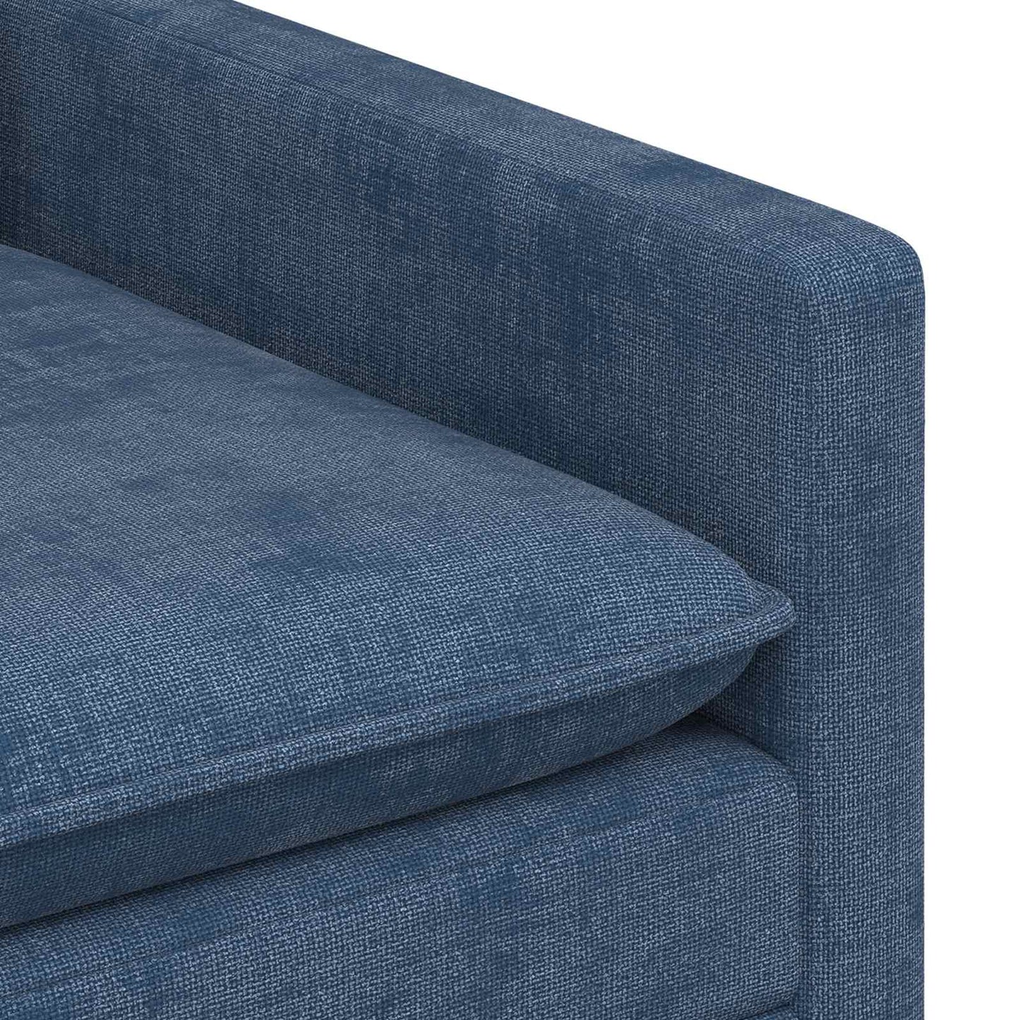 Bankstel 2 pcs Blauw Polyester is nu te koop bij PeponiXL, paradijselijk wonen!