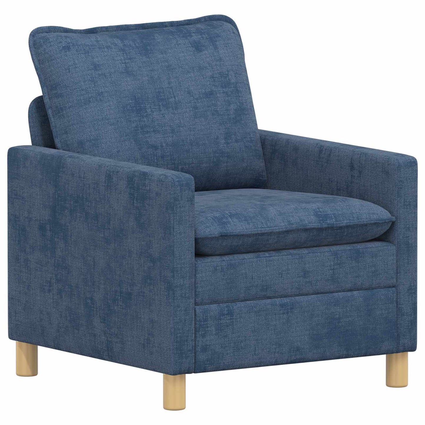 Bankstel 2 pcs Blauw Polyester is nu te koop bij PeponiXL, paradijselijk wonen!
