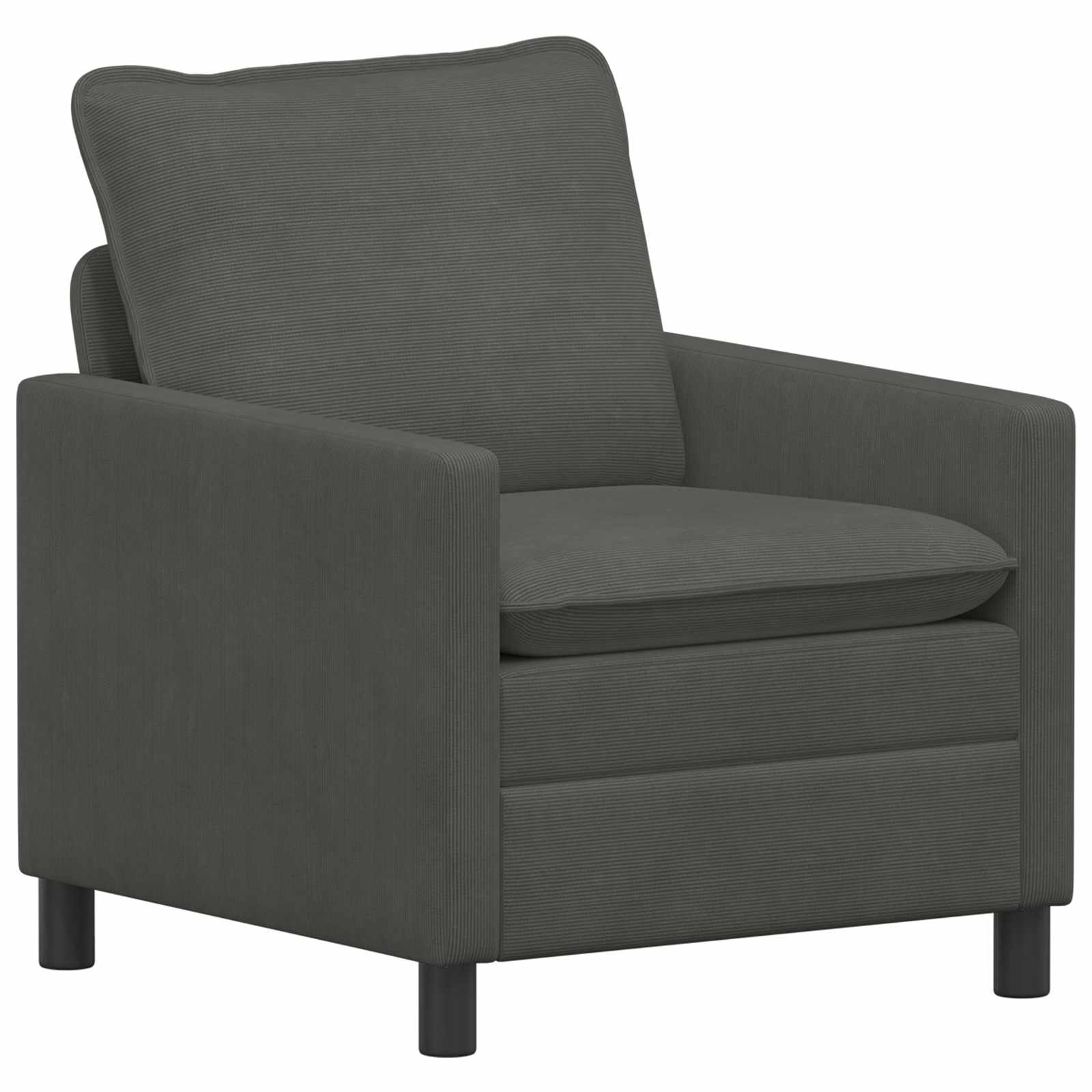 Bankstel 2 pcs Donkergrijs Stof is nu te koop bij PeponiXL, paradijselijk wonen!