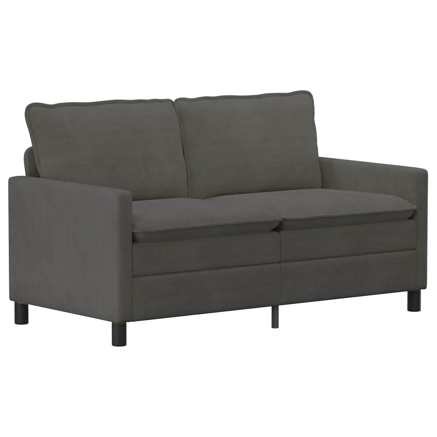 Bankstel 2 pcs Donkergrijs Stof is nu te koop bij PeponiXL, paradijselijk wonen!