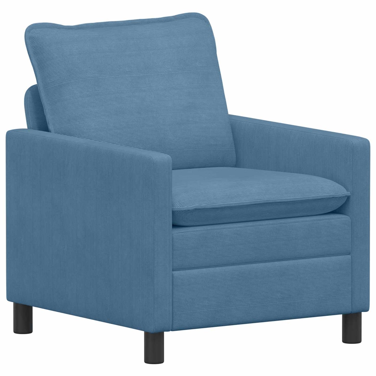 Bankstel 2 pcs Blauw Stof is nu te koop bij PeponiXL, paradijselijk wonen!