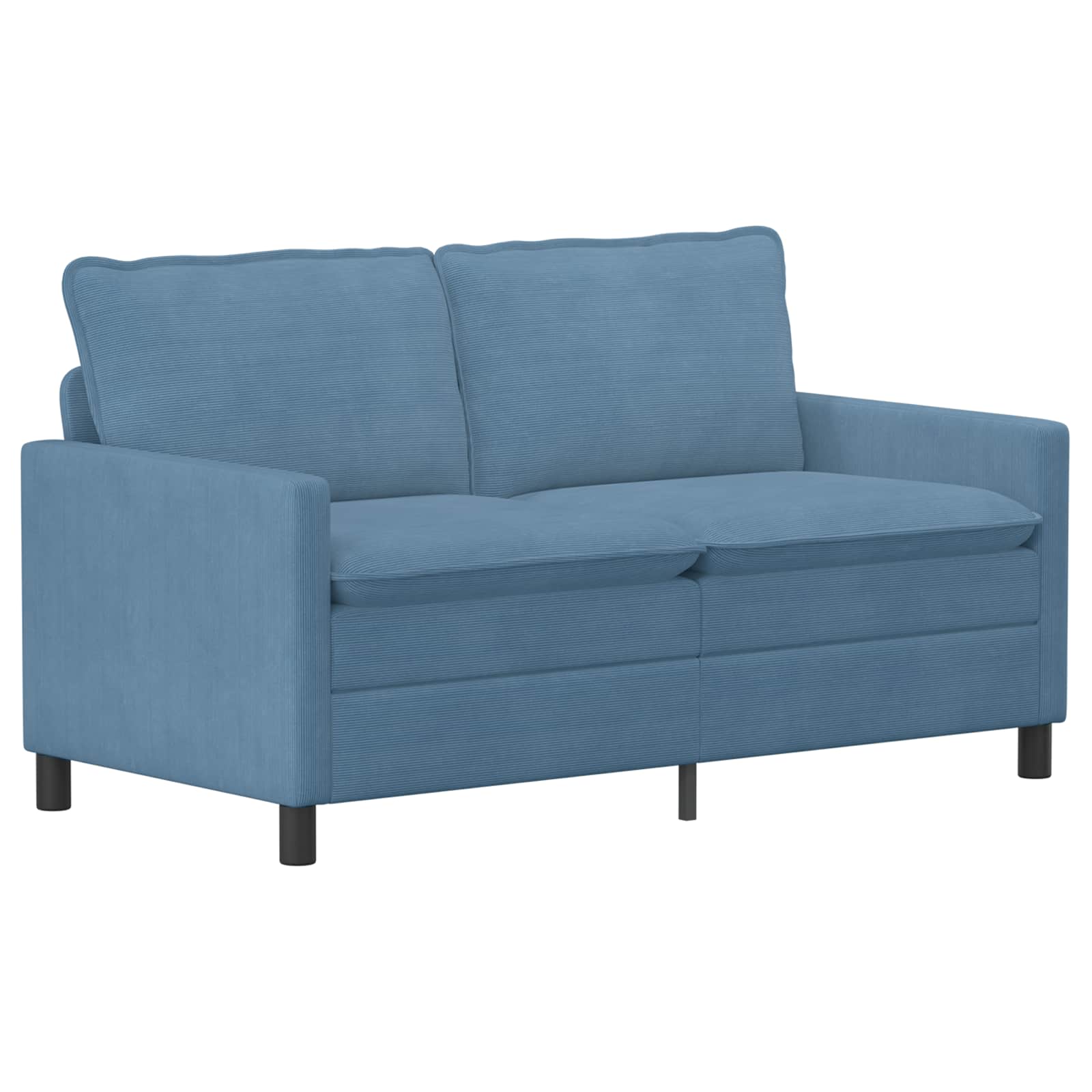 Bankstel 2 pcs Blauw Stof is nu te koop bij PeponiXL, paradijselijk wonen!