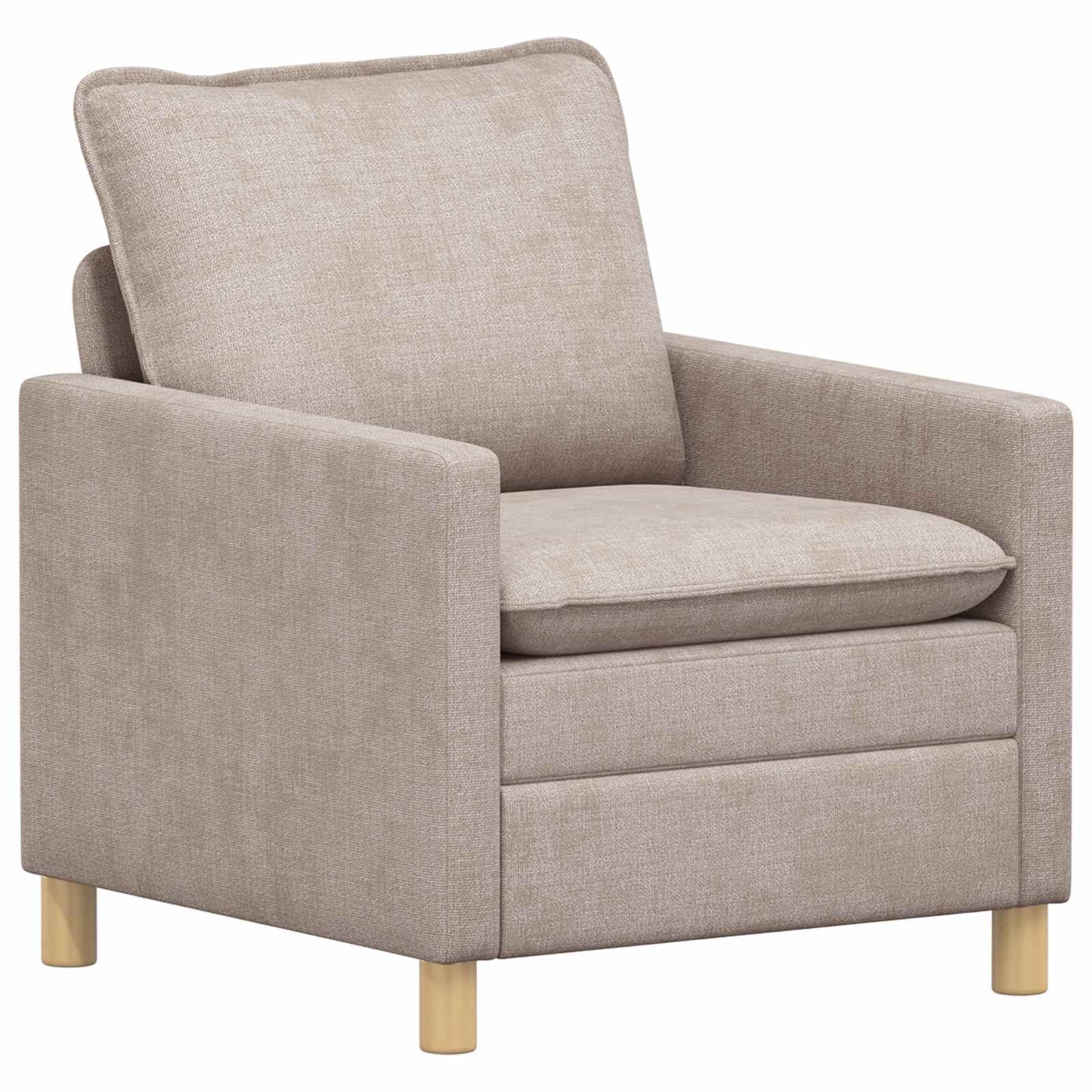 Bankstel 2 pcs Beige Polyester is nu te koop bij PeponiXL, paradijselijk wonen!