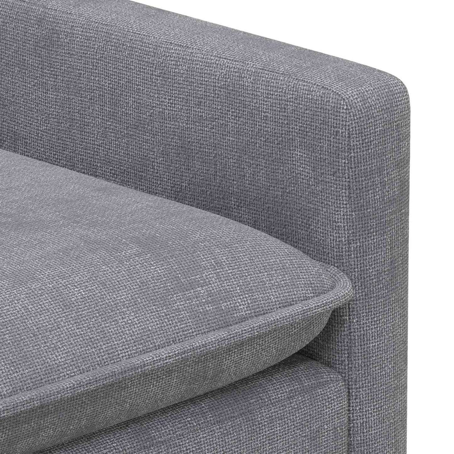 Bankstel 2 pcs Lichtgrijs Polyester is nu te koop bij PeponiXL, paradijselijk wonen!