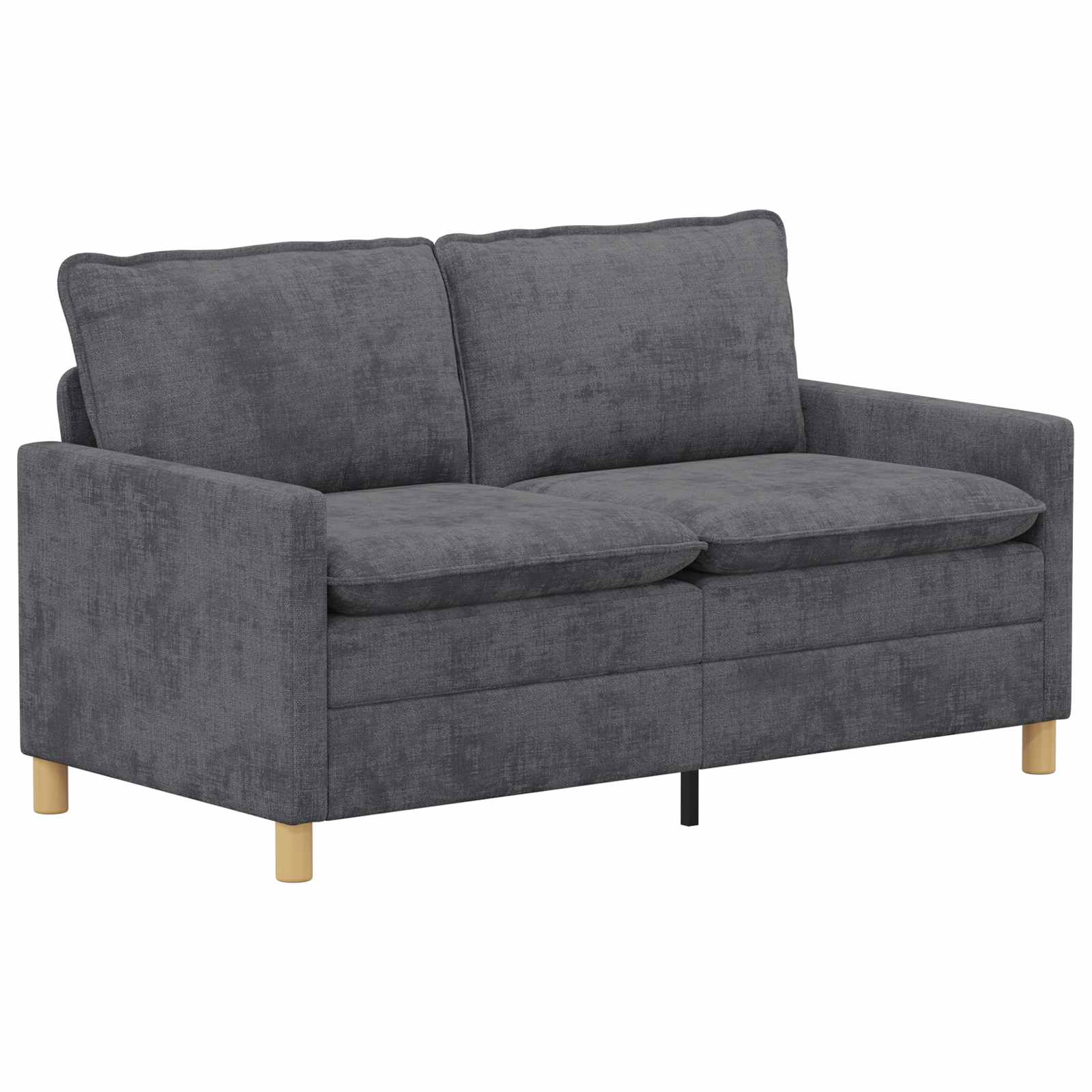 Bankstel 2 pcs Donkergrijs Polyester is nu te koop bij PeponiXL, paradijselijk wonen!