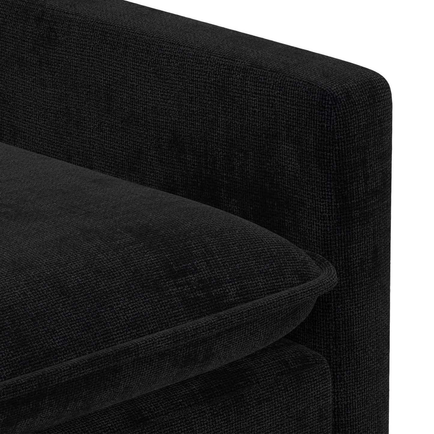 Bankstel 2 pcs Zwart Polyester is nu te koop bij PeponiXL, paradijselijk wonen!