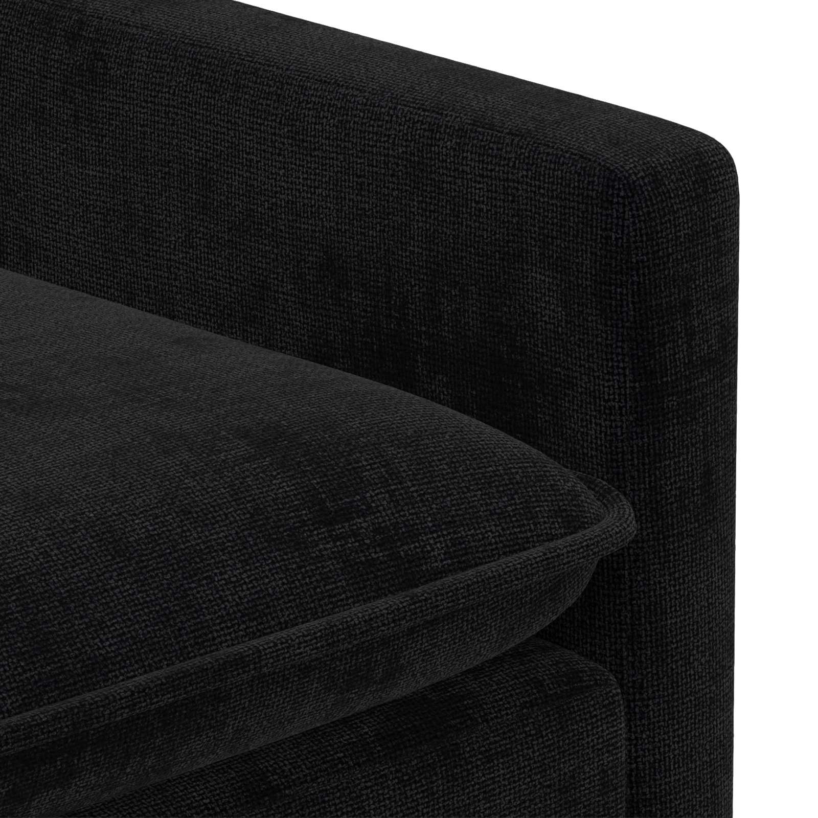 Bankstel 2 pcs Zwart Polyester is nu te koop bij PeponiXL, paradijselijk wonen!