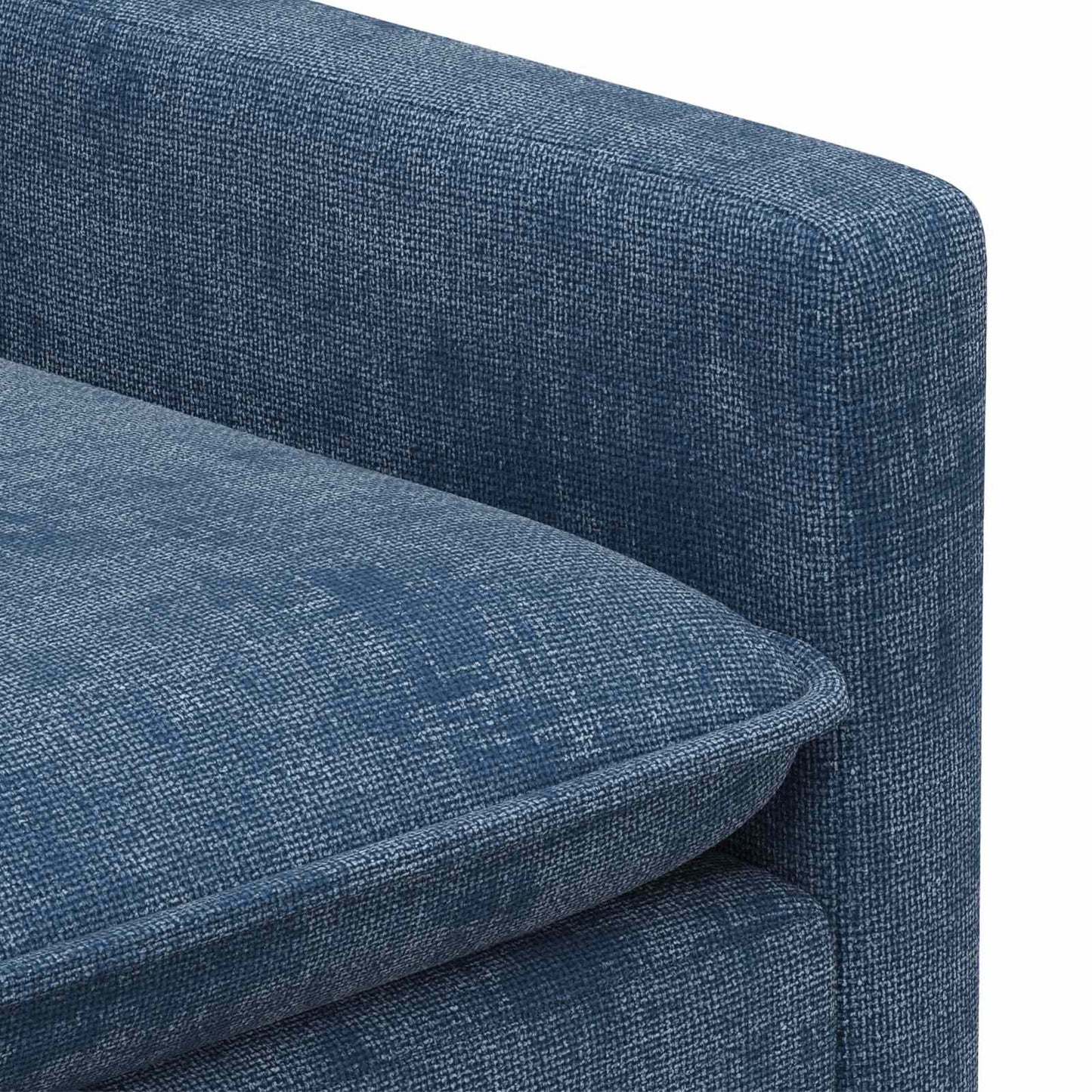 Bankstel 2 pcs Blauw Polyester is nu te koop bij PeponiXL, paradijselijk wonen!