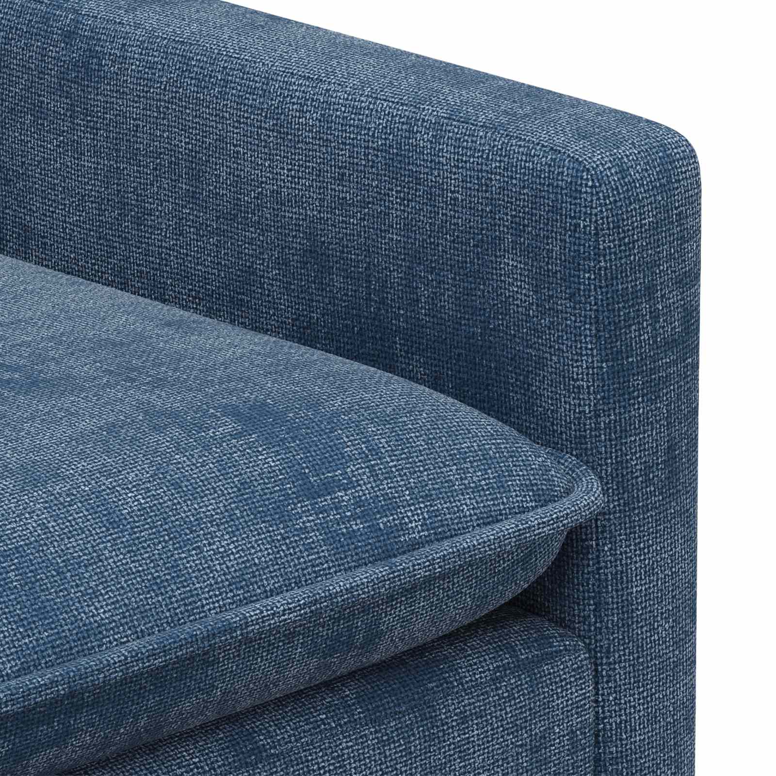 Bankstel 2 pcs Blauw Polyester is nu te koop bij PeponiXL, paradijselijk wonen!