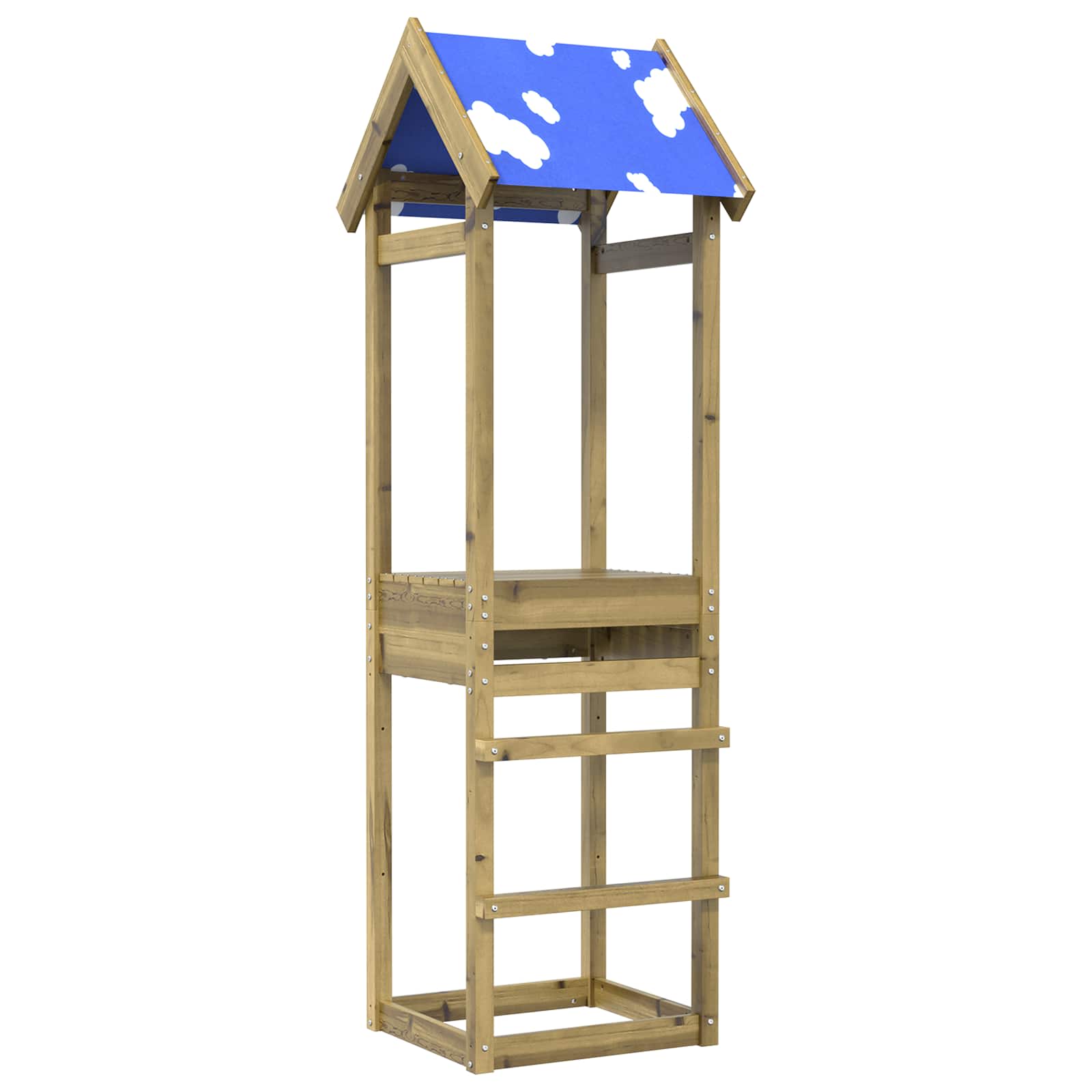 Speeltoren Bruin Massief geïmpregneerd hout is nu te koop bij PeponiXL, paradijselijk wonen!
