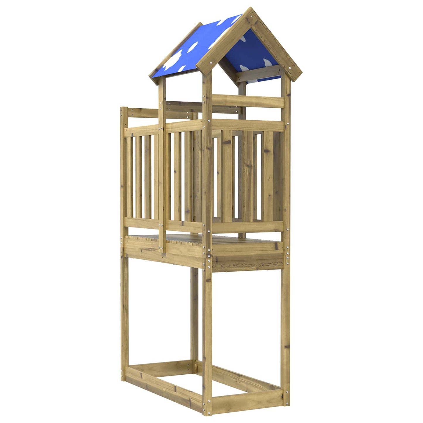 Speeltoren Bruin Massief geïmpregneerd hout is nu te koop bij PeponiXL, paradijselijk wonen!