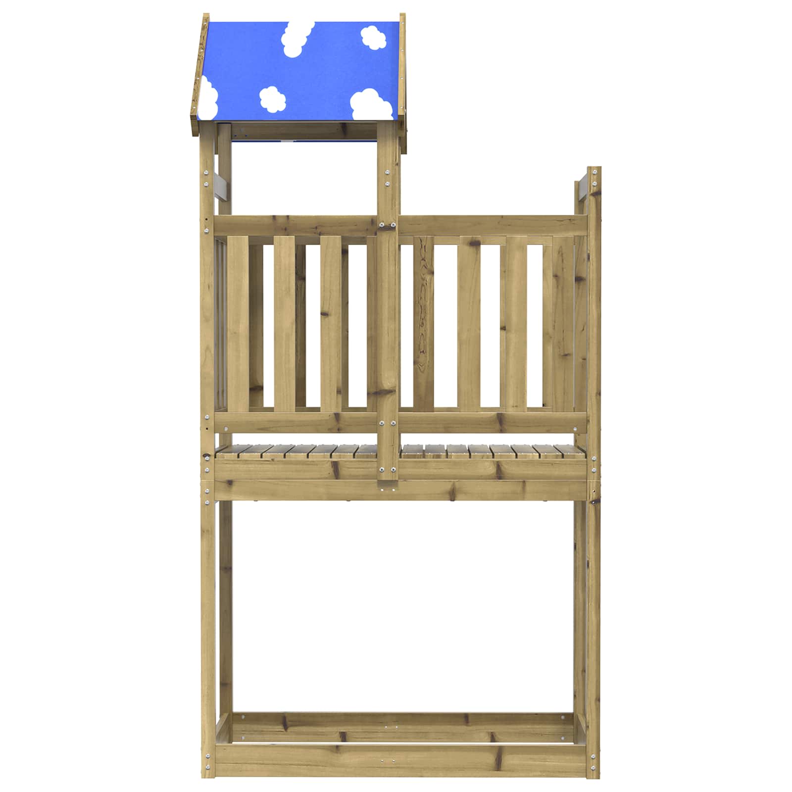 Speeltoren Bruin Massief geïmpregneerd hout is nu te koop bij PeponiXL, paradijselijk wonen!