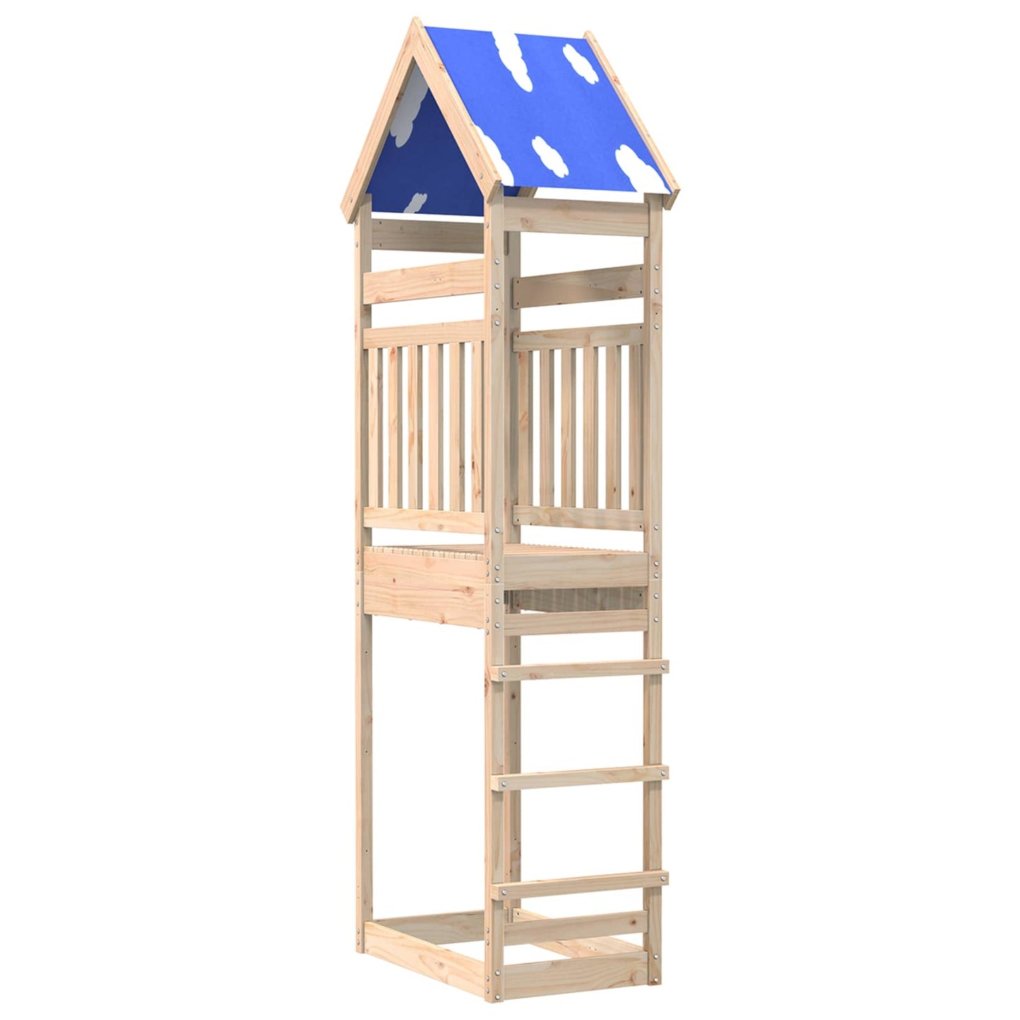 Speeltoren Bruin 52,5 x 85 x 265 cm Massief grenenhout is nu te koop bij PeponiXL, paradijselijk wonen!
