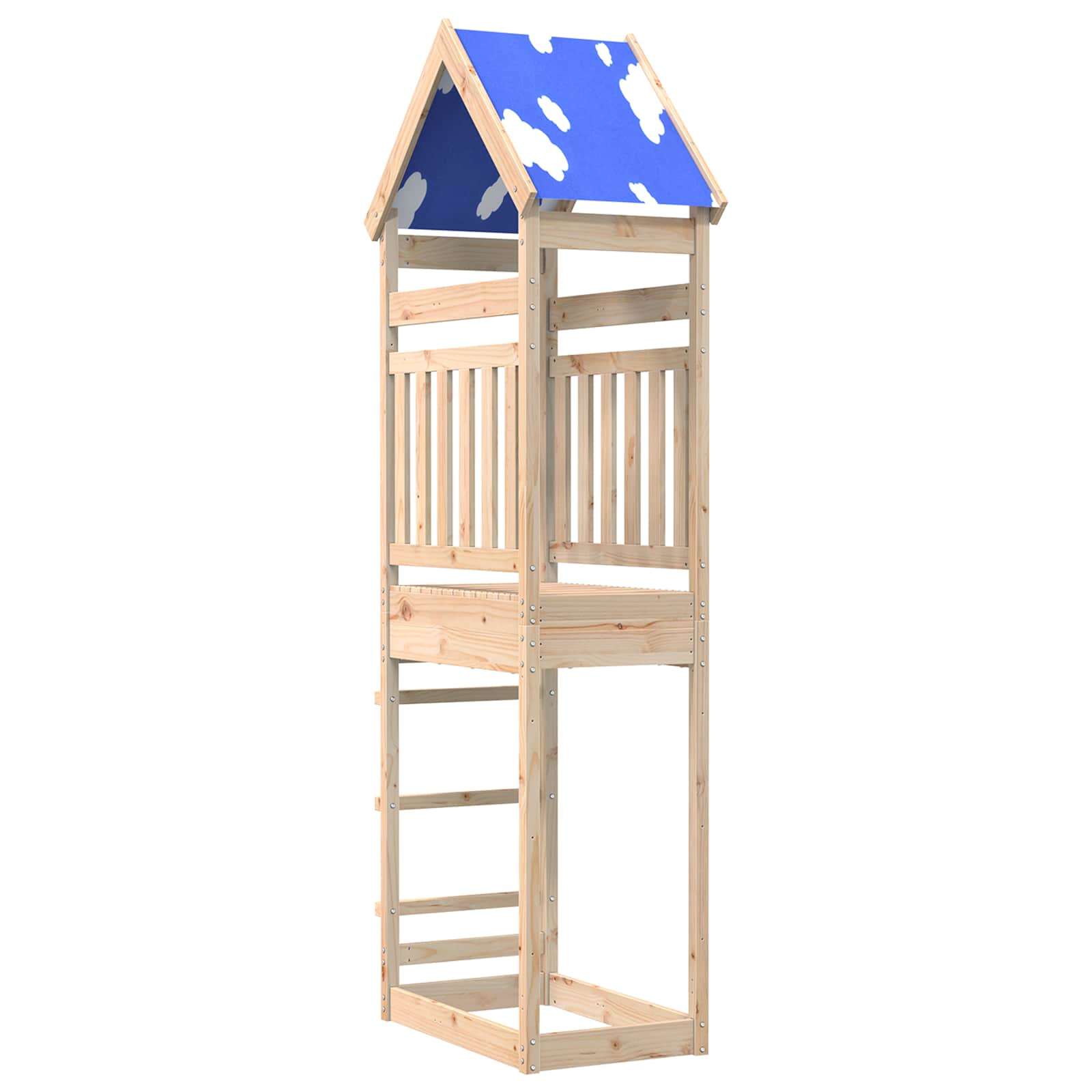 Speeltoren Bruin 52,5 x 85 x 265 cm Massief grenenhout is nu te koop bij PeponiXL, paradijselijk wonen!