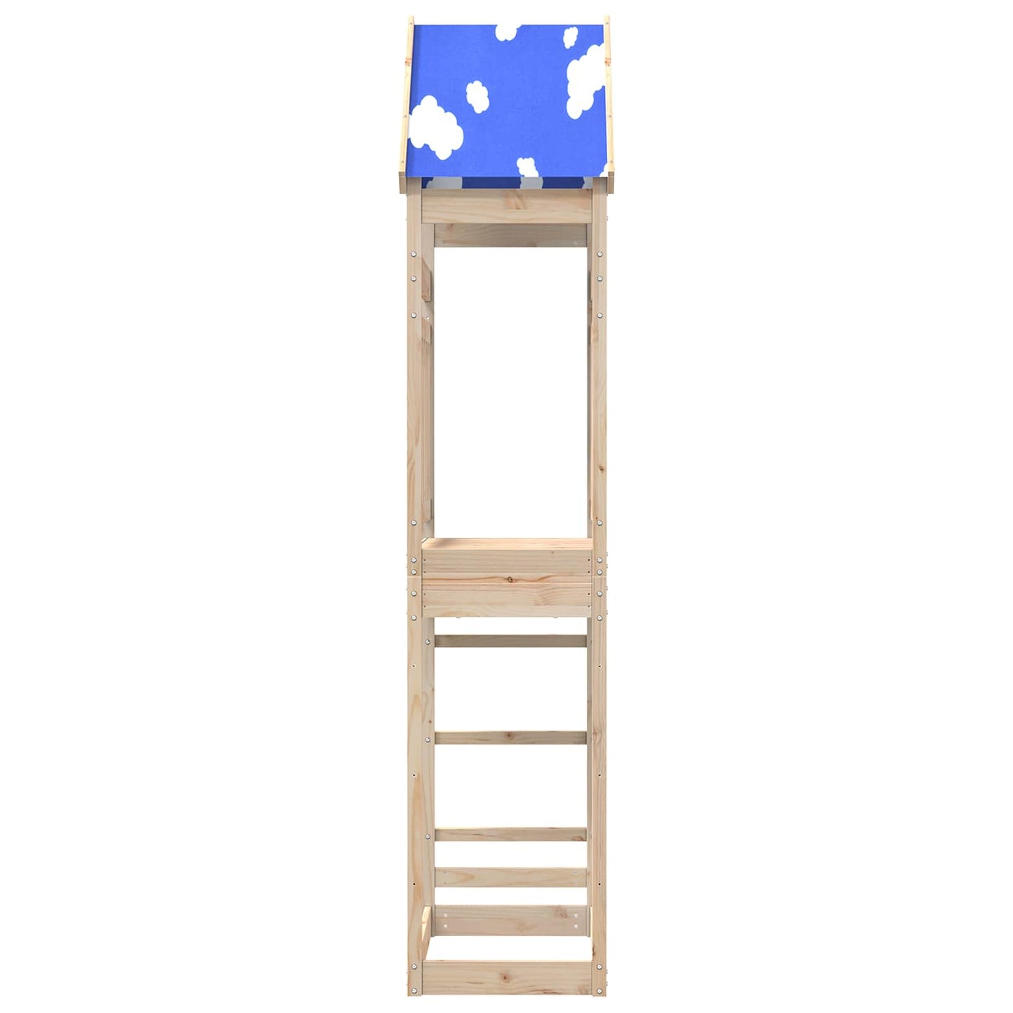 Speeltoren Bruin 52,5 x 85 x 265 cm Massief grenenhout is nu te koop bij PeponiXL, paradijselijk wonen!