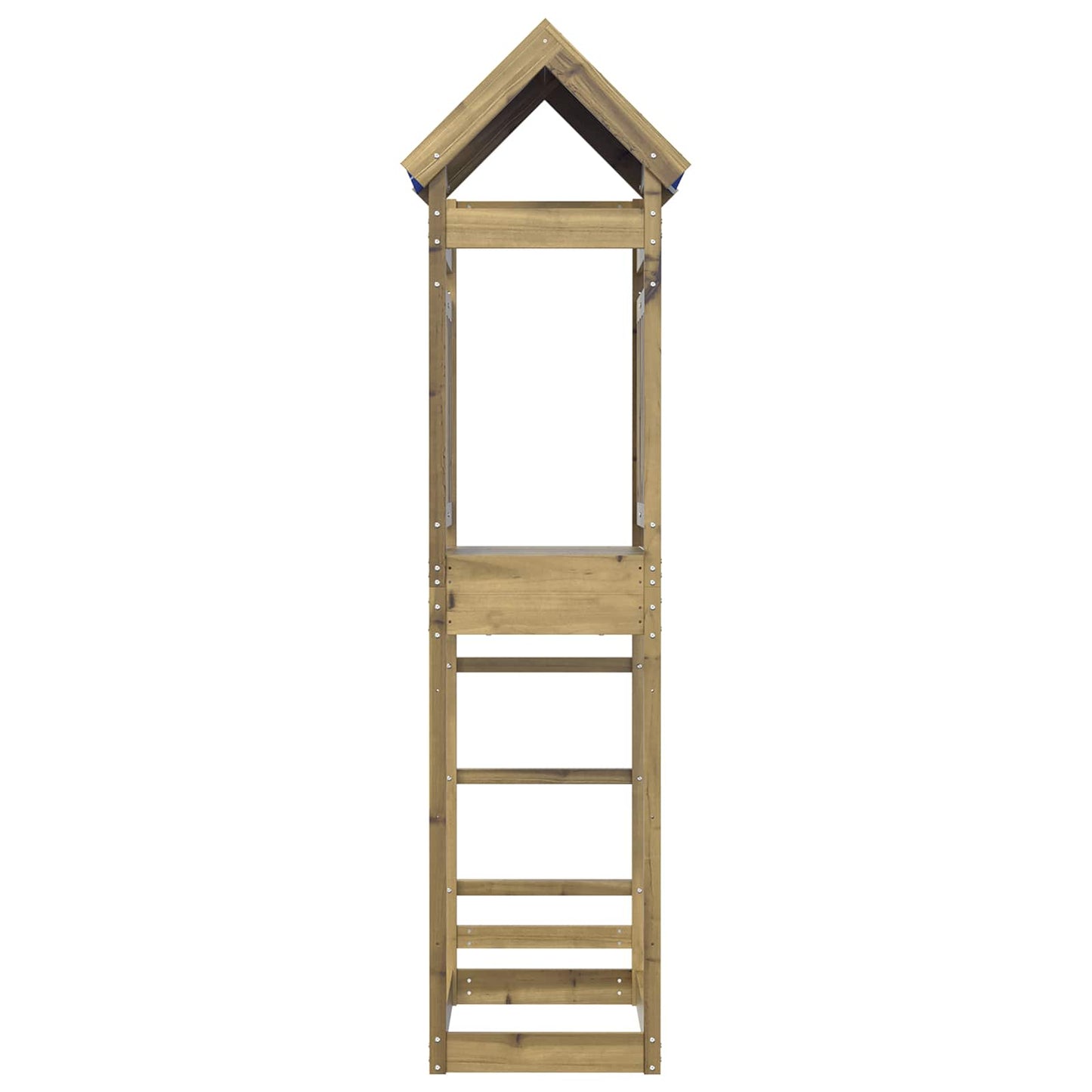 Speeltoren Bruin 52,5 x 85 x 239 cm Massief geïmpregneerd hout is nu te koop bij PeponiXL, paradijselijk wonen!