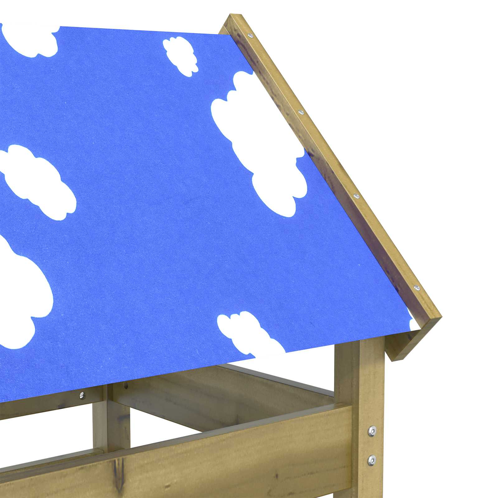 Speeltoren Bruin 85 x 52,5 x 239 cm Massief geïmpregneerd hout is nu te koop bij PeponiXL, paradijselijk wonen!
