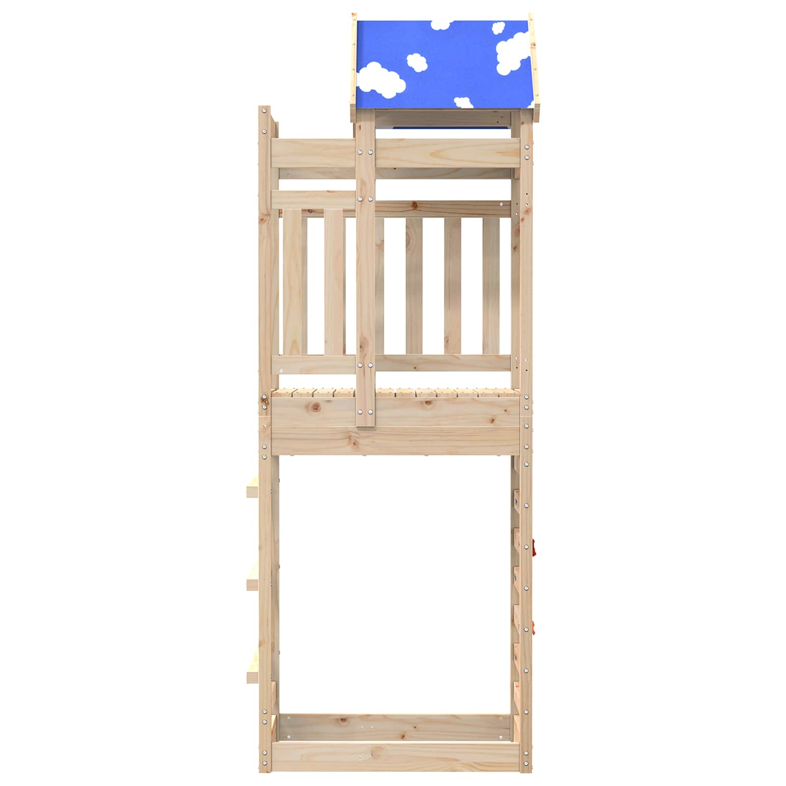 Speeltoren Bruin 85 x 52,5 x 239 cm Massief grenenhout is nu te koop bij PeponiXL, paradijselijk wonen!