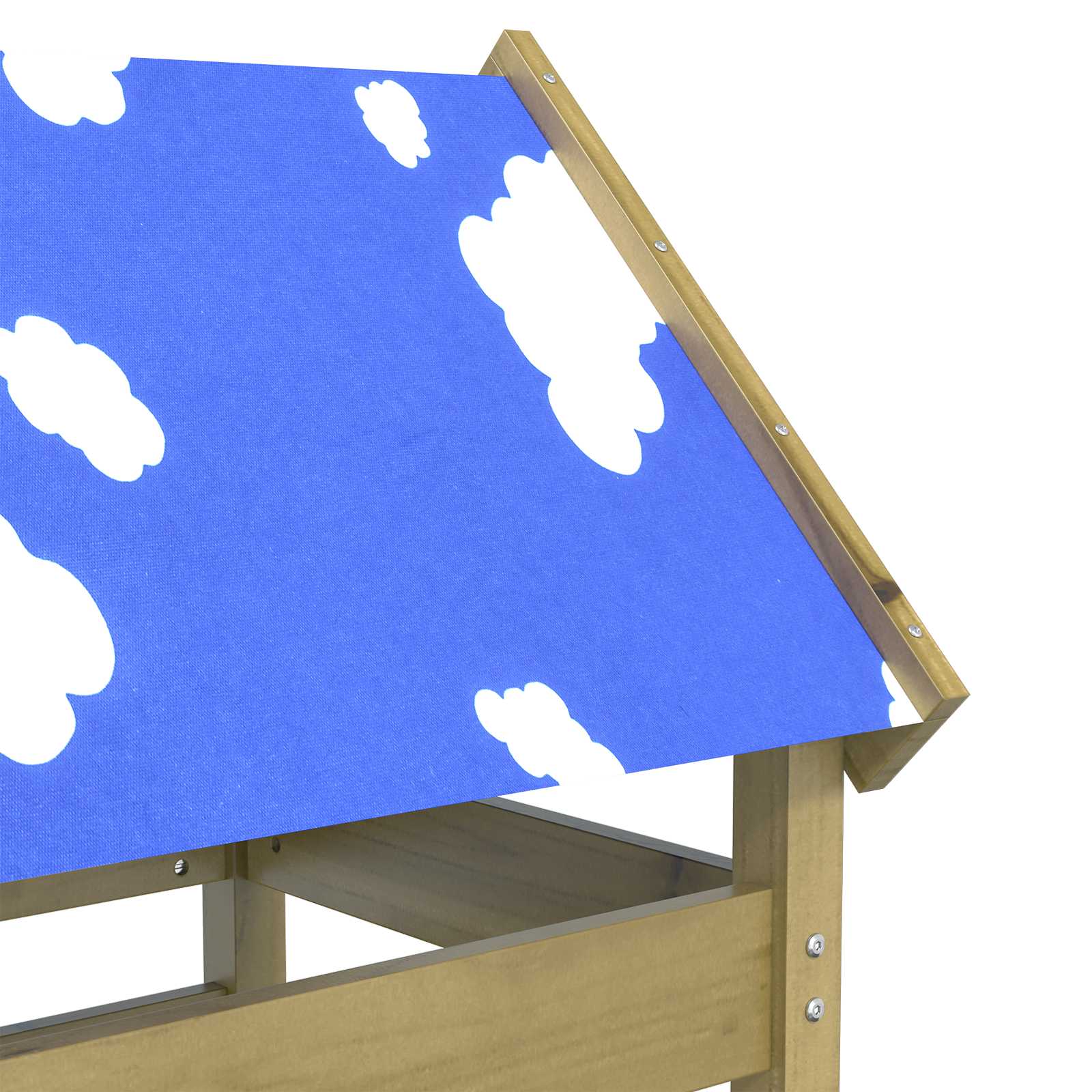 Speeltoren Bruin 85 x 52,5 x 239 cm Massief geïmpregneerd hout is nu te koop bij PeponiXL, paradijselijk wonen!