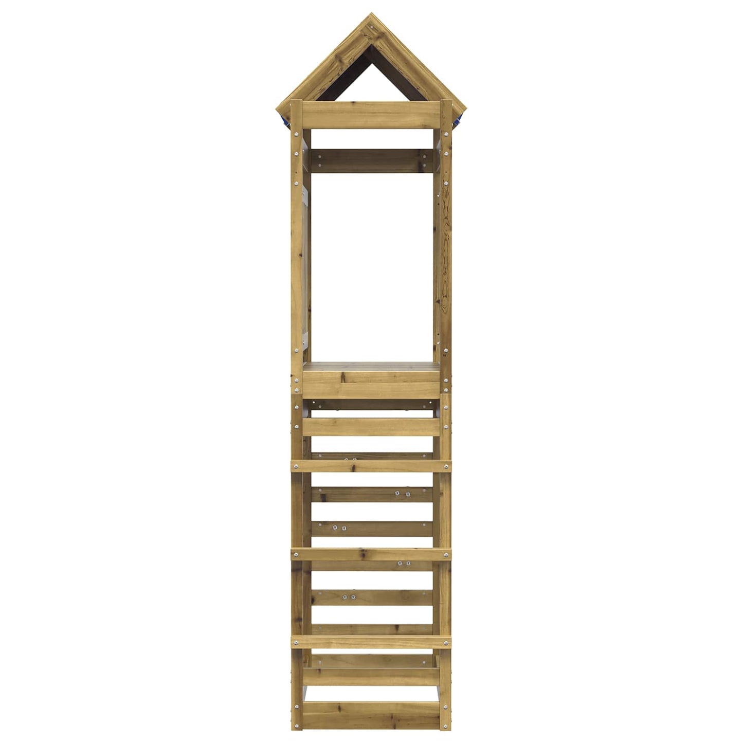 Speeltoren Bruin 85 x 52,5 x 239 cm Massief geïmpregneerd hout is nu te koop bij PeponiXL, paradijselijk wonen!