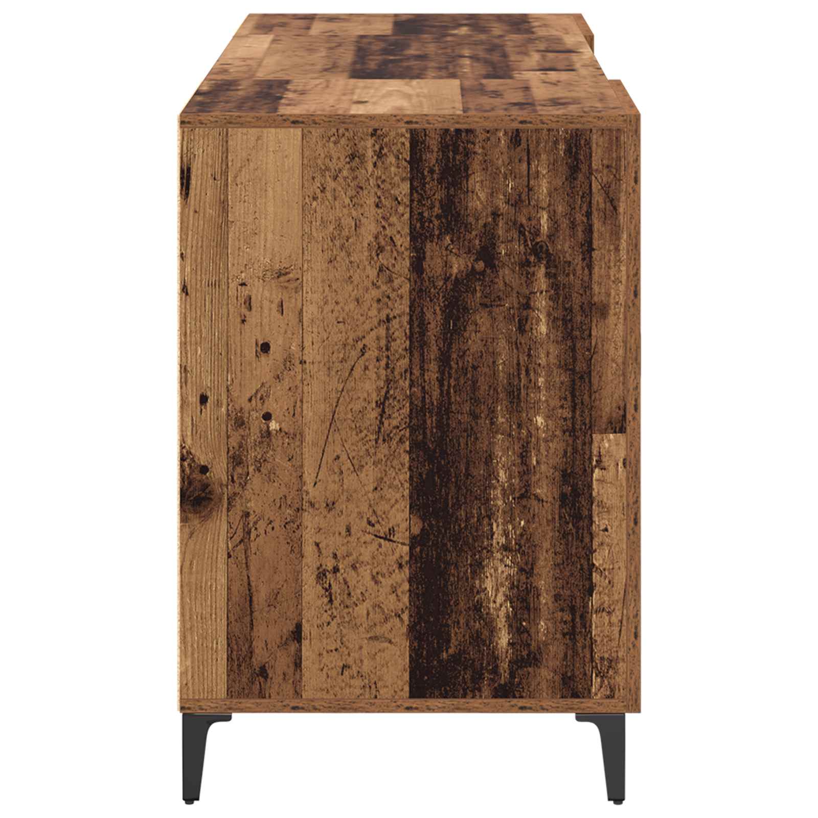 Bureau met opslag Oudhout 140 x 50 x 75 cm Bewerkt hout is nu te koop bij PeponiXL, paradijselijk wonen!