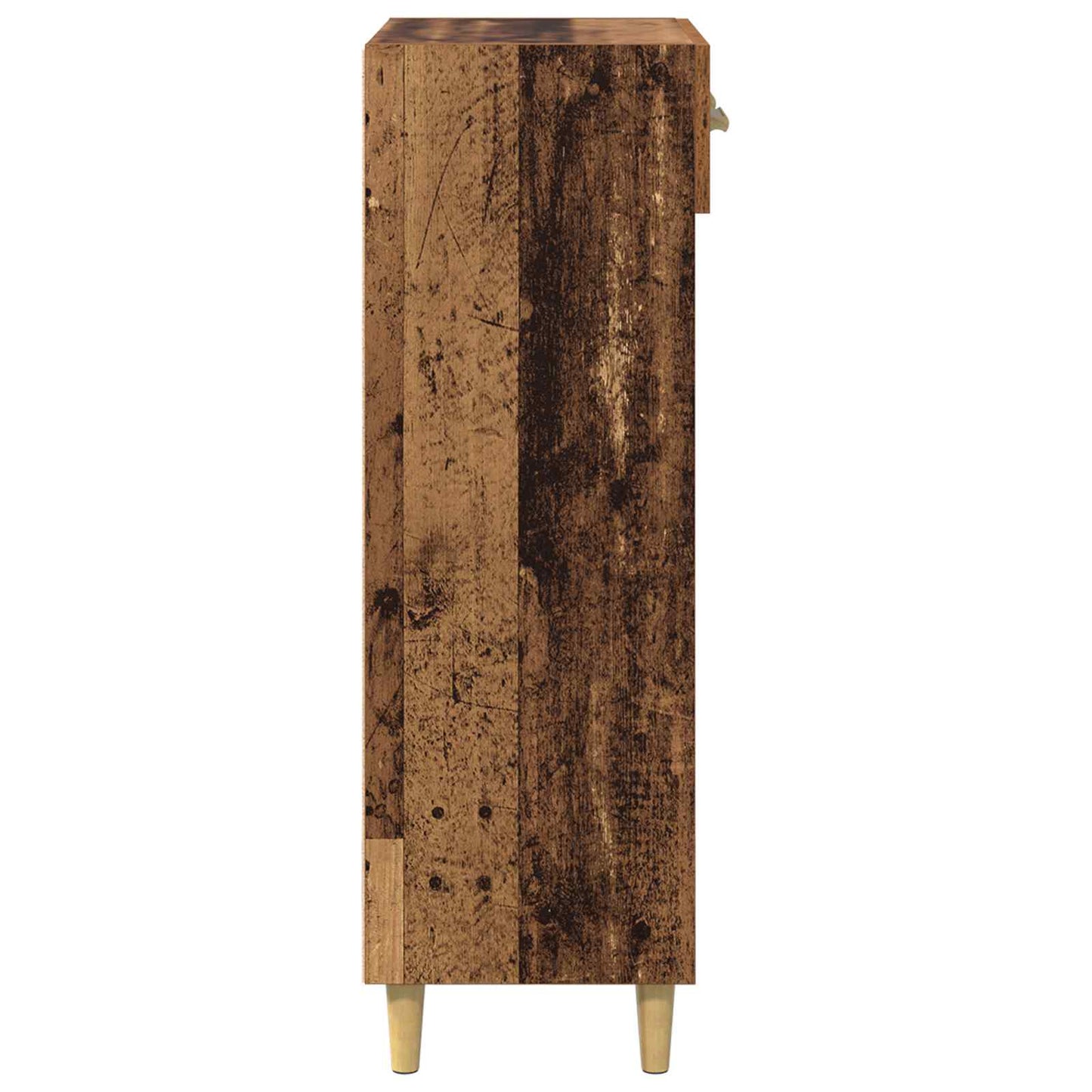Schoenenkast met lade Oudhout 60 x 35 x 105 cm Bewerkt hout is nu te koop bij PeponiXL, paradijselijk wonen!
