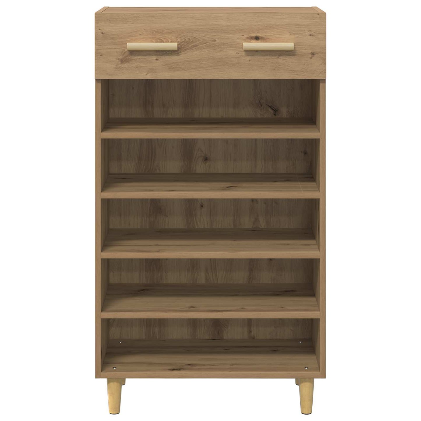 Schoenenkast Ambachtelijk eiken 60 x 35 x 105 cm Bewerkt hout is nu te koop bij PeponiXL, paradijselijk wonen!