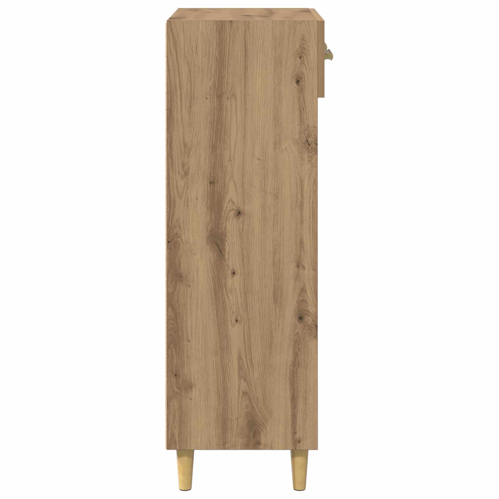 Schoenenkast Ambachtelijk eiken 60 x 35 x 105 cm Bewerkt hout is nu te koop bij PeponiXL, paradijselijk wonen!