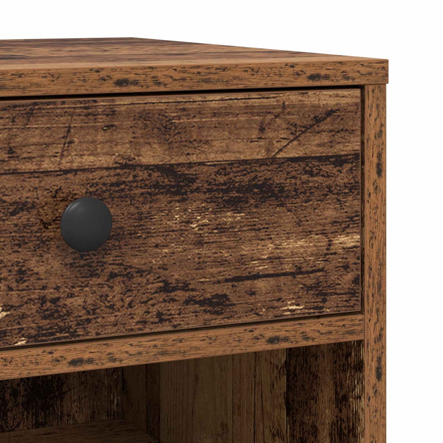 Printerstand met lade Oudhout 60 x 40 x 68.5 cm Bewerkt hout is nu te koop bij PeponiXL, paradijselijk wonen!
