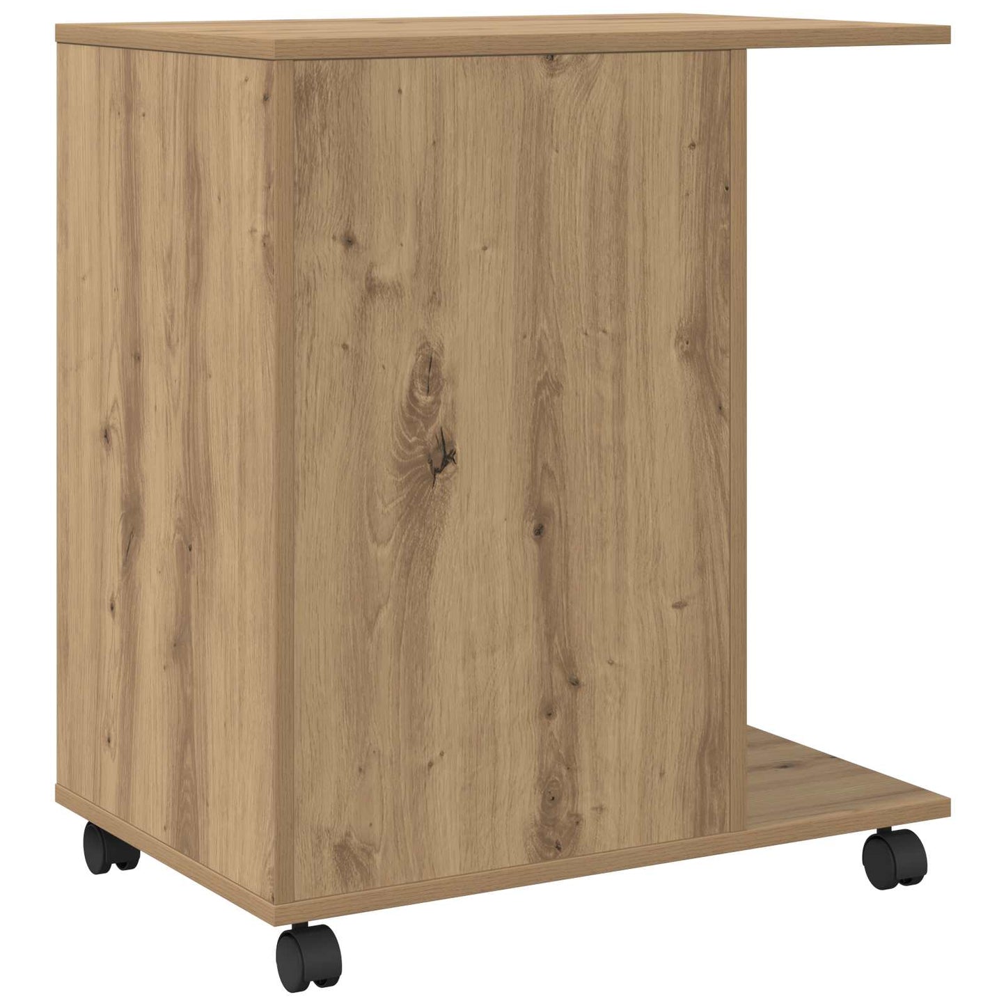 Printerstand Ambachtelijk eiken 60 x 40 x 68.5 cm Bewerkt hout is nu te koop bij PeponiXL, paradijselijk wonen!