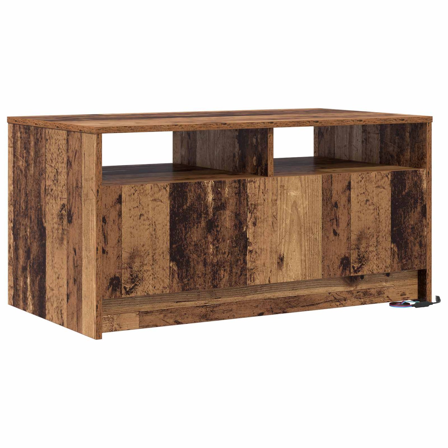 Salontafel met lade Oudhout 90 x 50 x 45 cm Bewerkt hout is nu te koop bij PeponiXL, paradijselijk wonen!