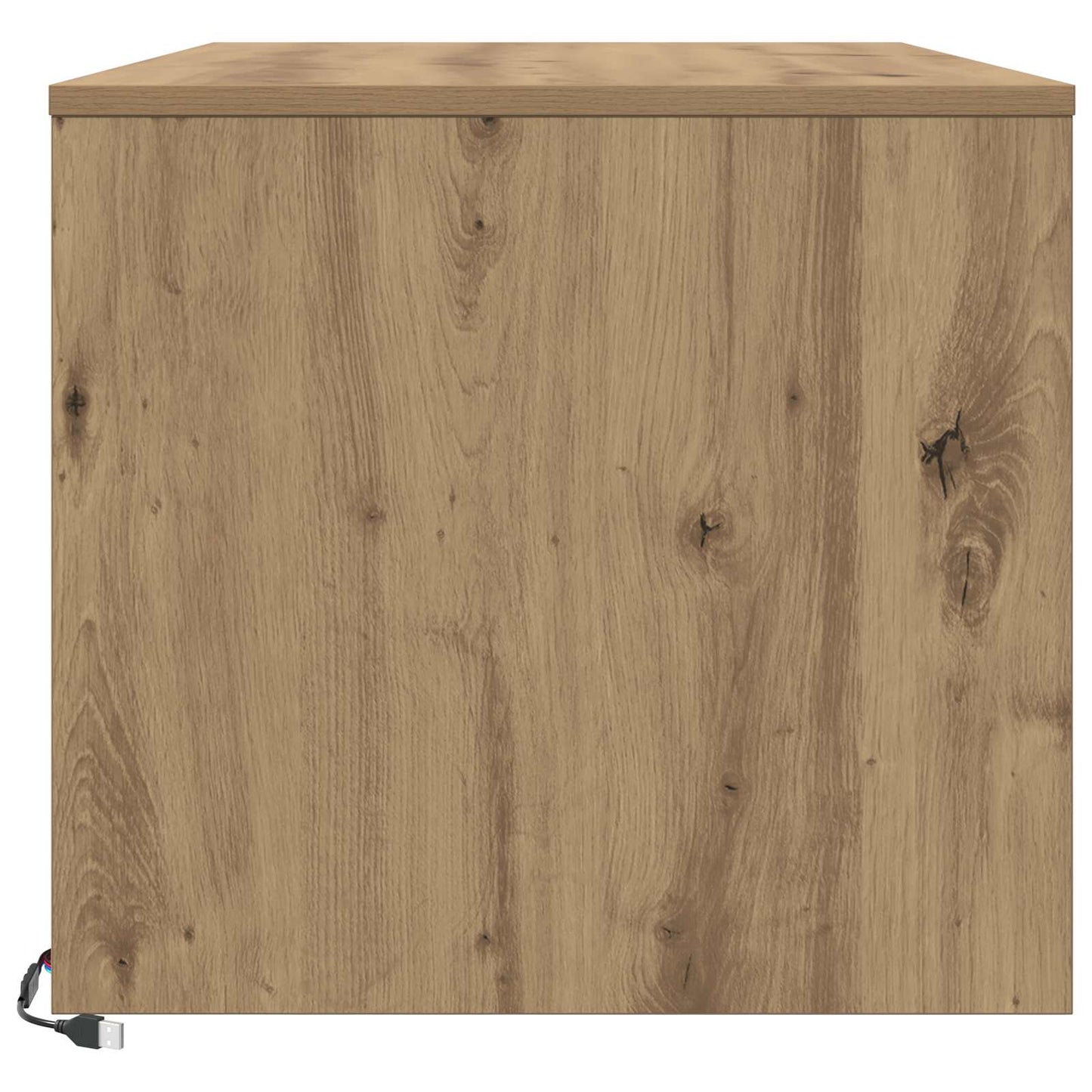 Salontafel Ambachtelijk eiken 90 x 50 x 45 cm Bewerkt hout is nu te koop bij PeponiXL, paradijselijk wonen!
