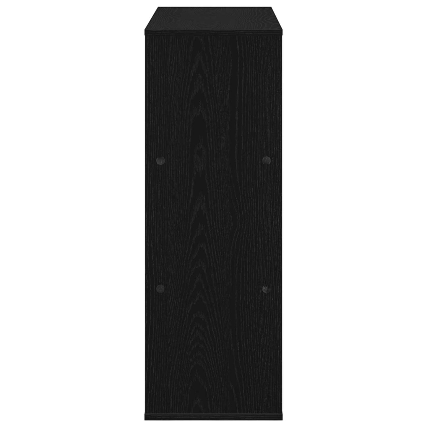 Boekenplank Zwart Eiken 100 x 33 x 94,5 cm Bewerkt hout is nu te koop bij PeponiXL, paradijselijk wonen!