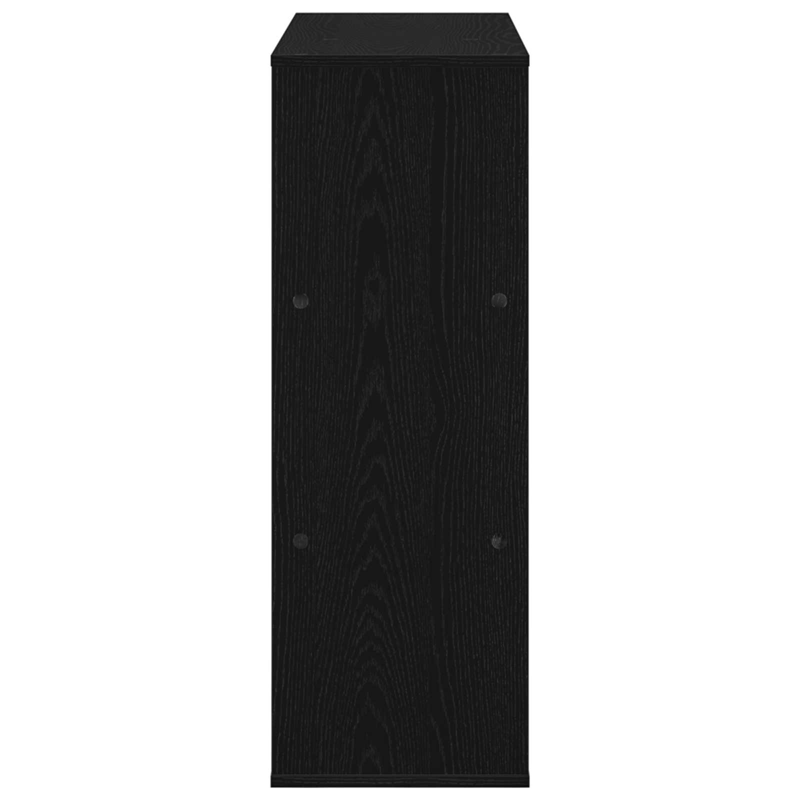 Boekenplank Zwart Eiken 100 x 33 x 94,5 cm Bewerkt hout is nu te koop bij PeponiXL, paradijselijk wonen!