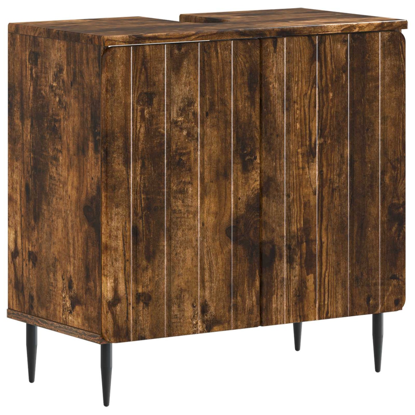 3-delige badkamerkast set ZWOLLE Gerookt eiken Bewerkt hout is nu te koop bij PeponiXL, paradijselijk wonen!