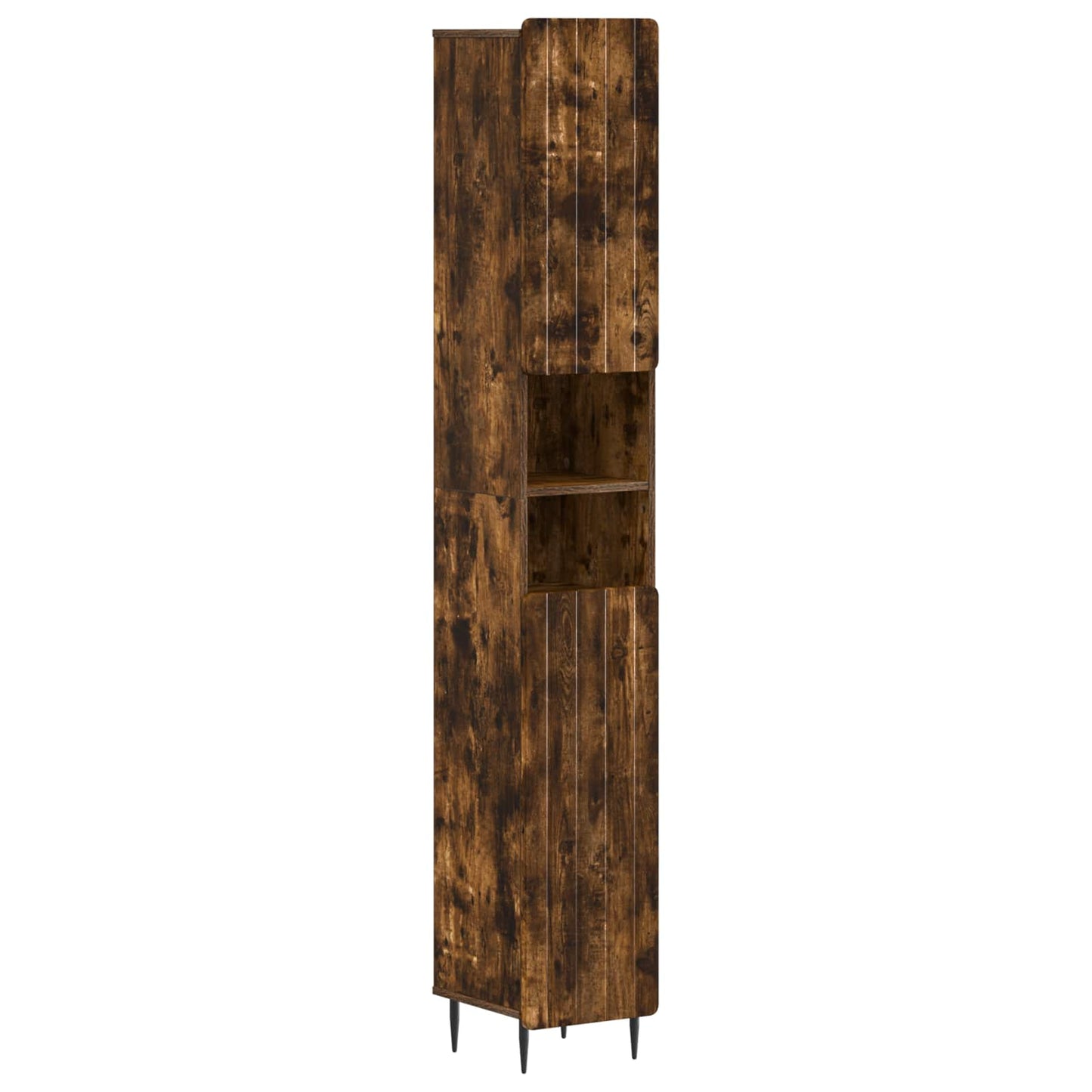 3-delige badkamerkast set ZWOLLE Gerookt eiken Bewerkt hout is nu te koop bij PeponiXL, paradijselijk wonen!