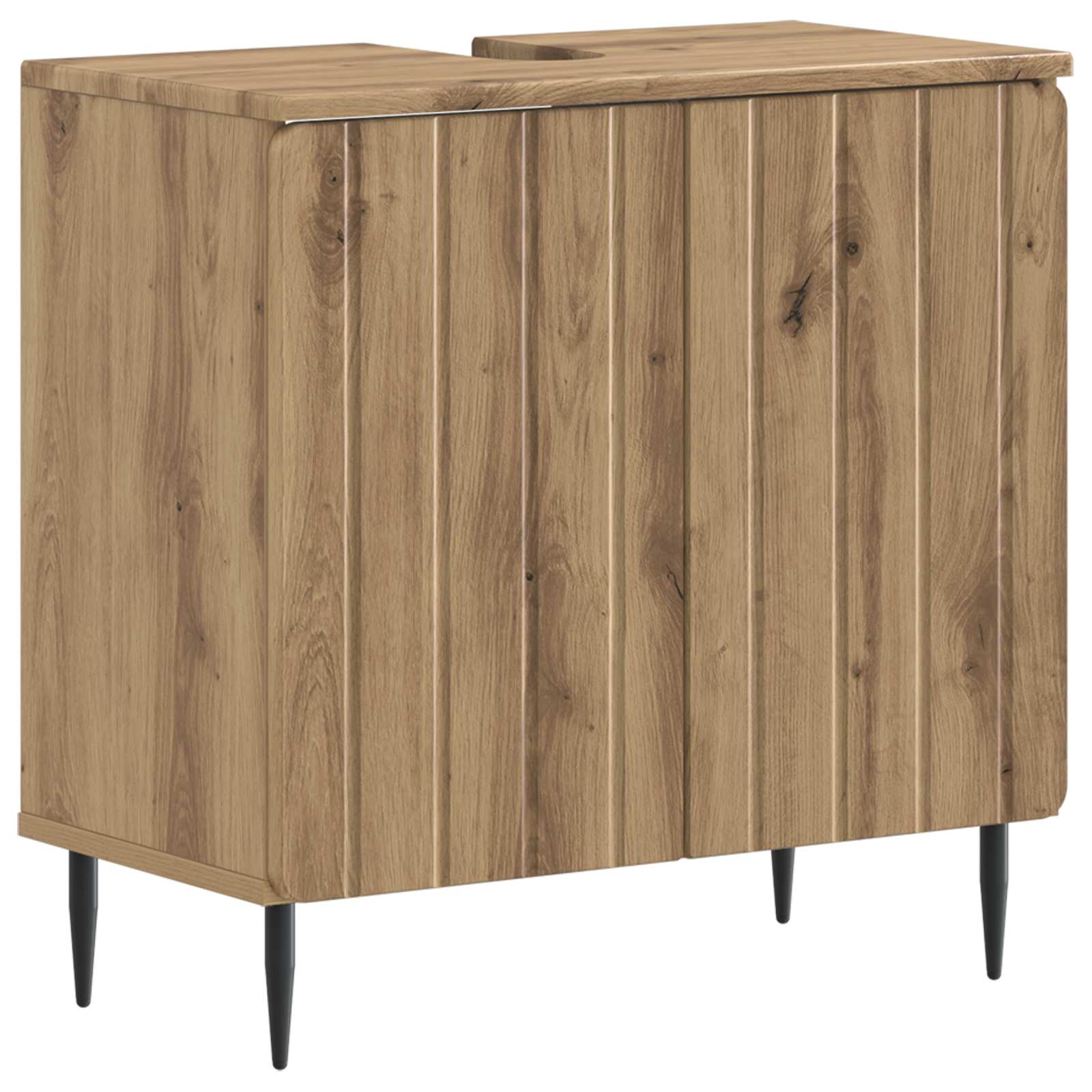 3-delige badkamerkast set ZWOLLE Artisanaal eiken Bewerkt hout is nu te koop bij PeponiXL, paradijselijk wonen!