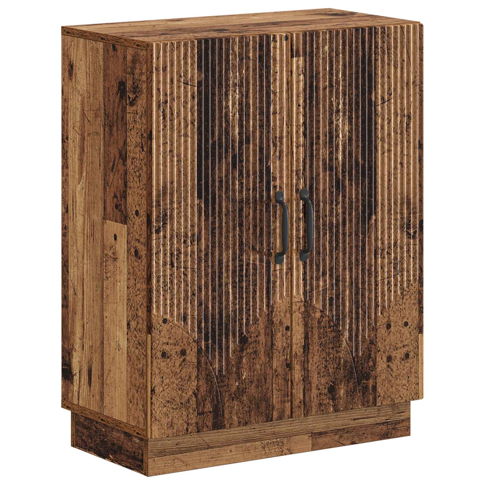 3-delige badkamerkast set HOORN Oud hout Bewerkt hout is nu te koop bij PeponiXL, paradijselijk wonen!
