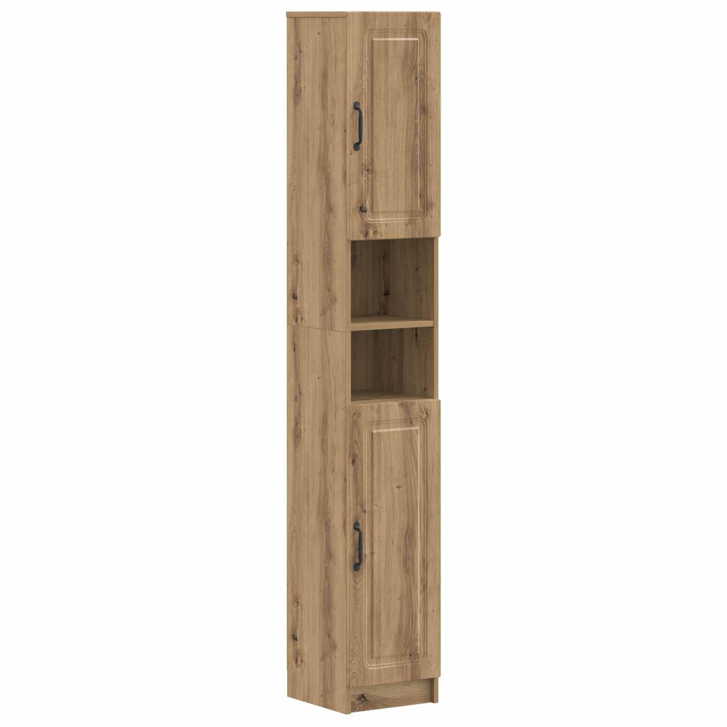 2-delige Badkamerkast Set UTRECHT Artisanaal eiken Bewerkt hout is nu te koop bij PeponiXL, paradijselijk wonen!